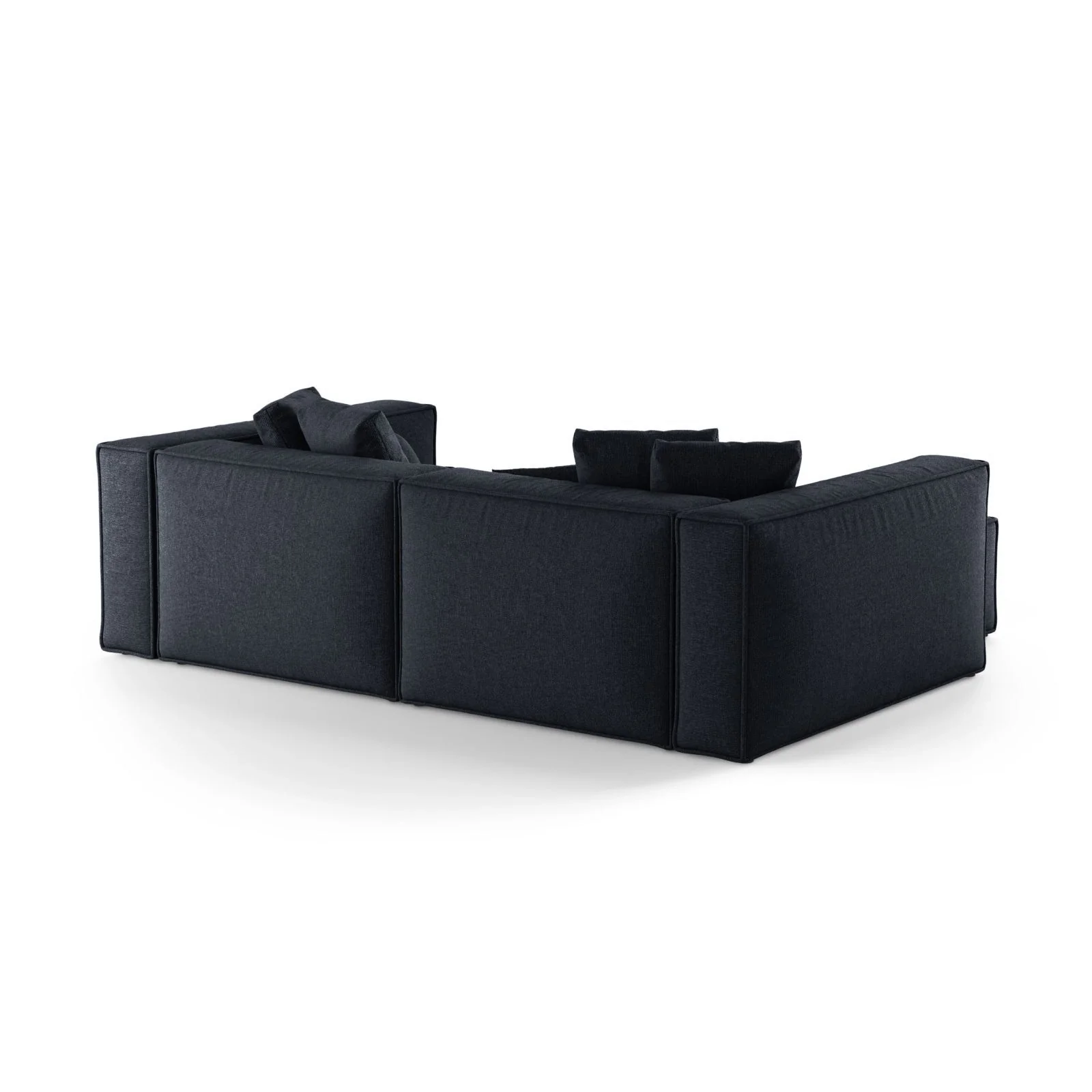 Aveiro 3-Sitzer Ecksofa, Linke Seite, aus Samt, Chenille oder Strukturstoff, 254x167x86 cm - Image 51
