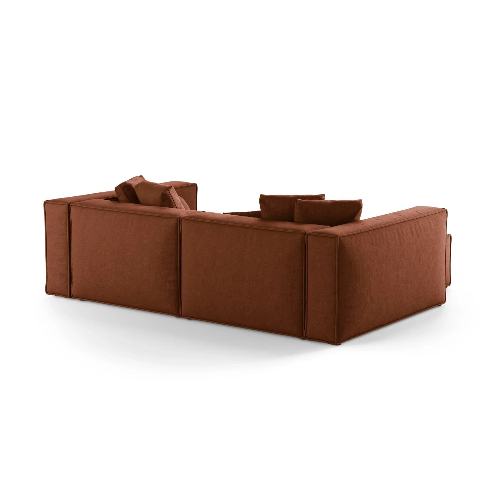 Aveiro 3-Sitzer Ecksofa, Linke Seite, aus Samt, Chenille oder Strukturstoff, 254x167x86 cm - Image 71