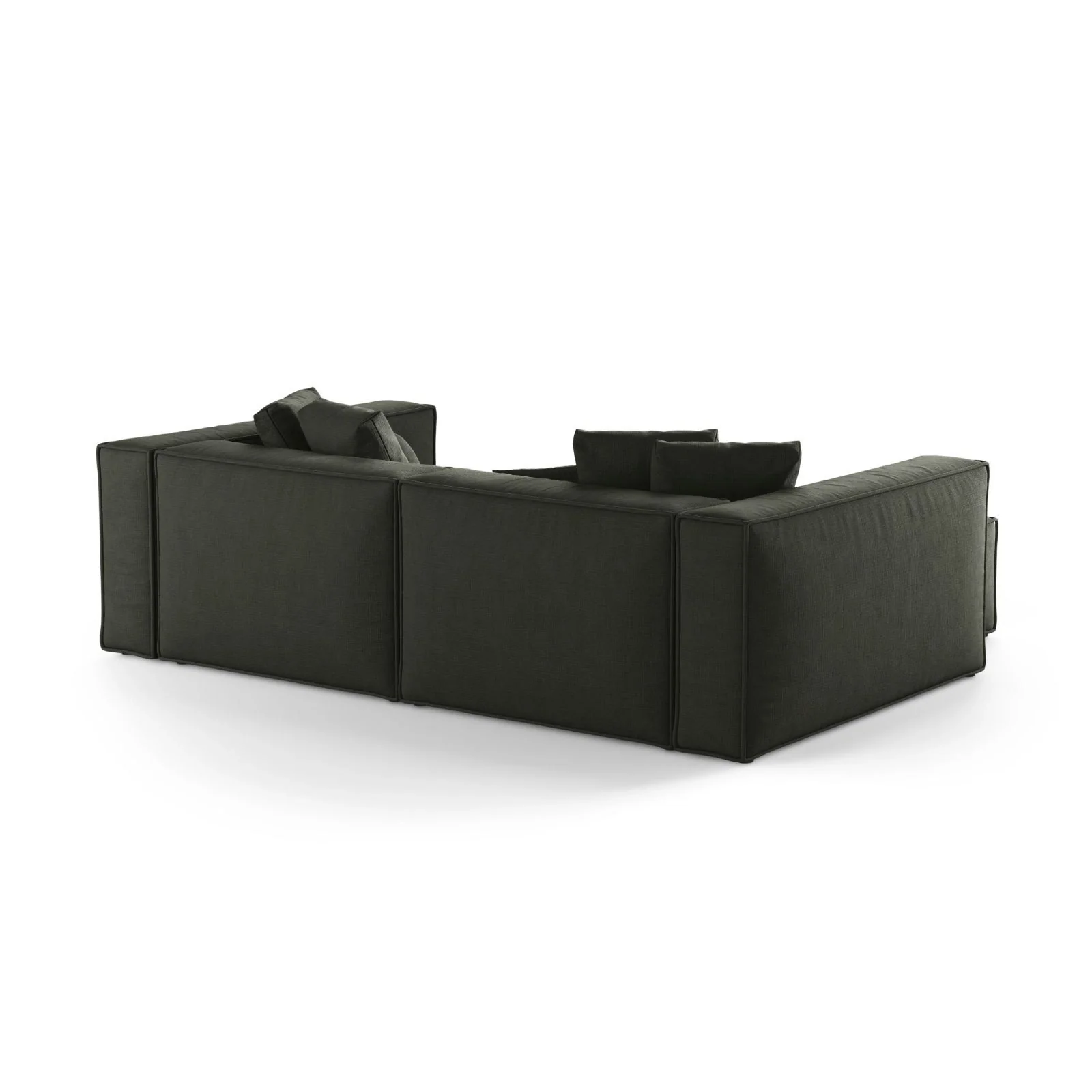 Aveiro 3-Sitzer Ecksofa, Linke Seite, aus Samt, Chenille oder Strukturstoff, 254x167x86 cm - Image 75