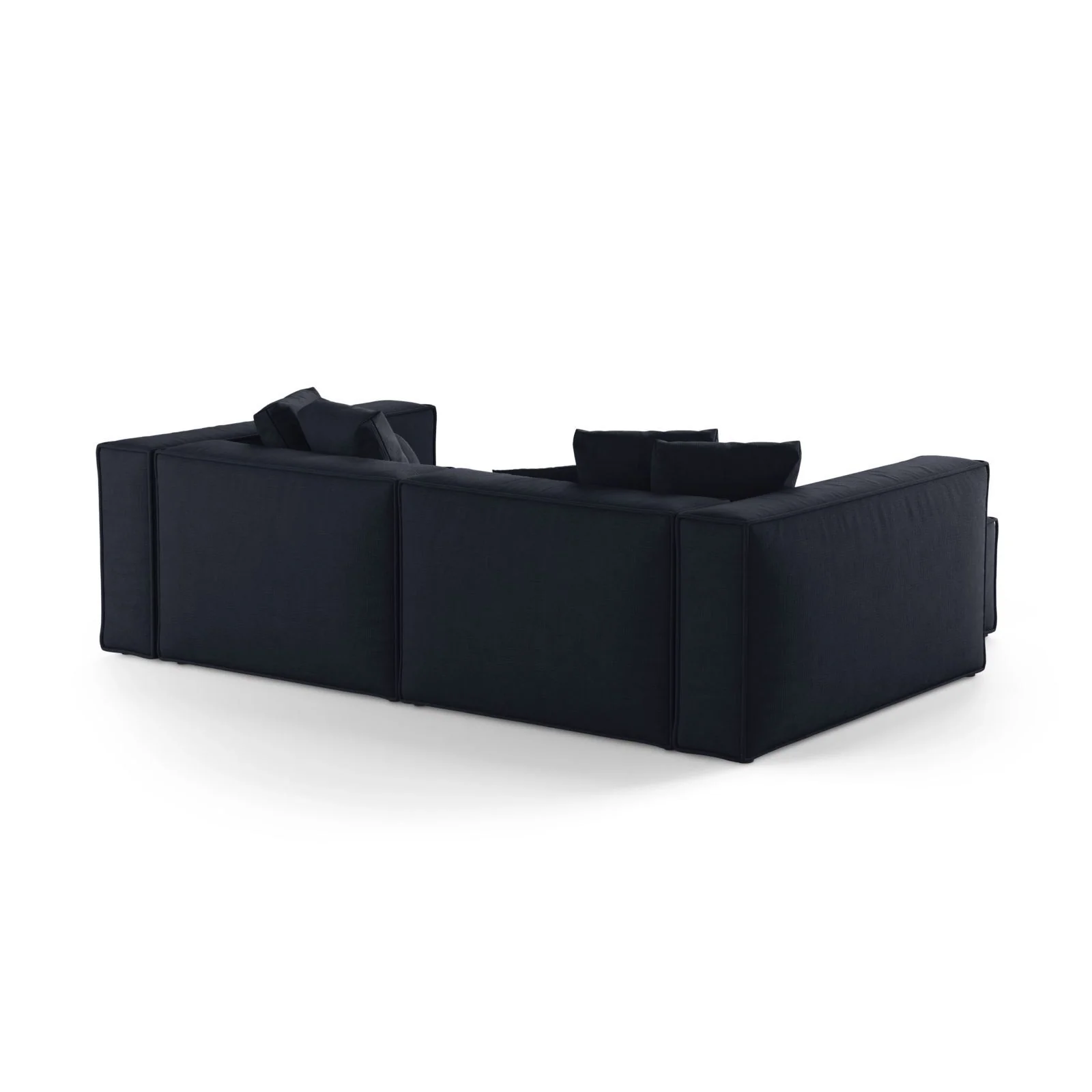 Aveiro 3-Sitzer Ecksofa, Linke Seite, aus Samt, Chenille oder Strukturstoff, 254x167x86 cm - Image 79
