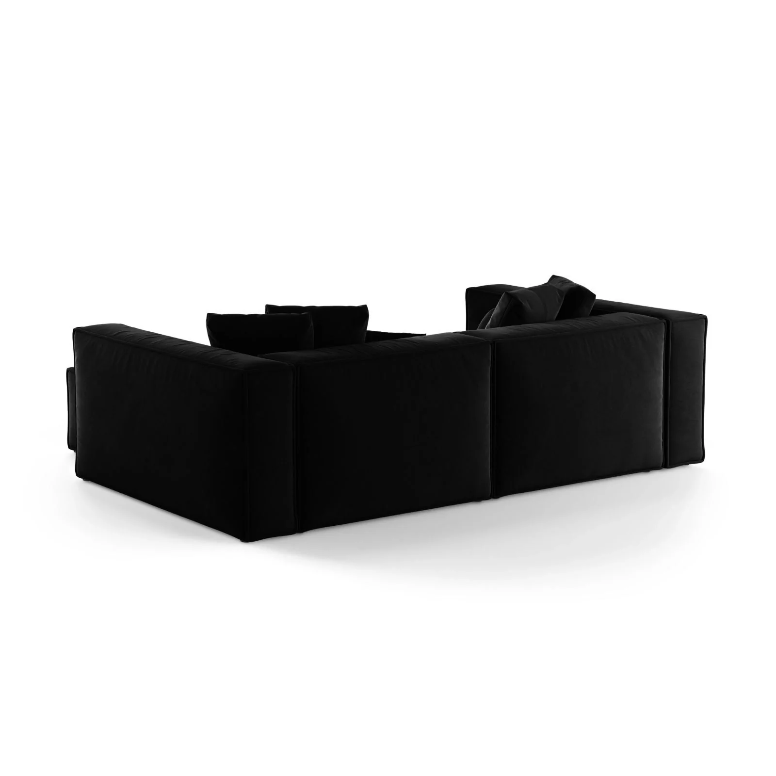 Aveiro 3-Sitzer Ecksofa, Rechte Seite, aus Samt, Chenille oder Strukturstoff, 254x167x86 cm - Image 23