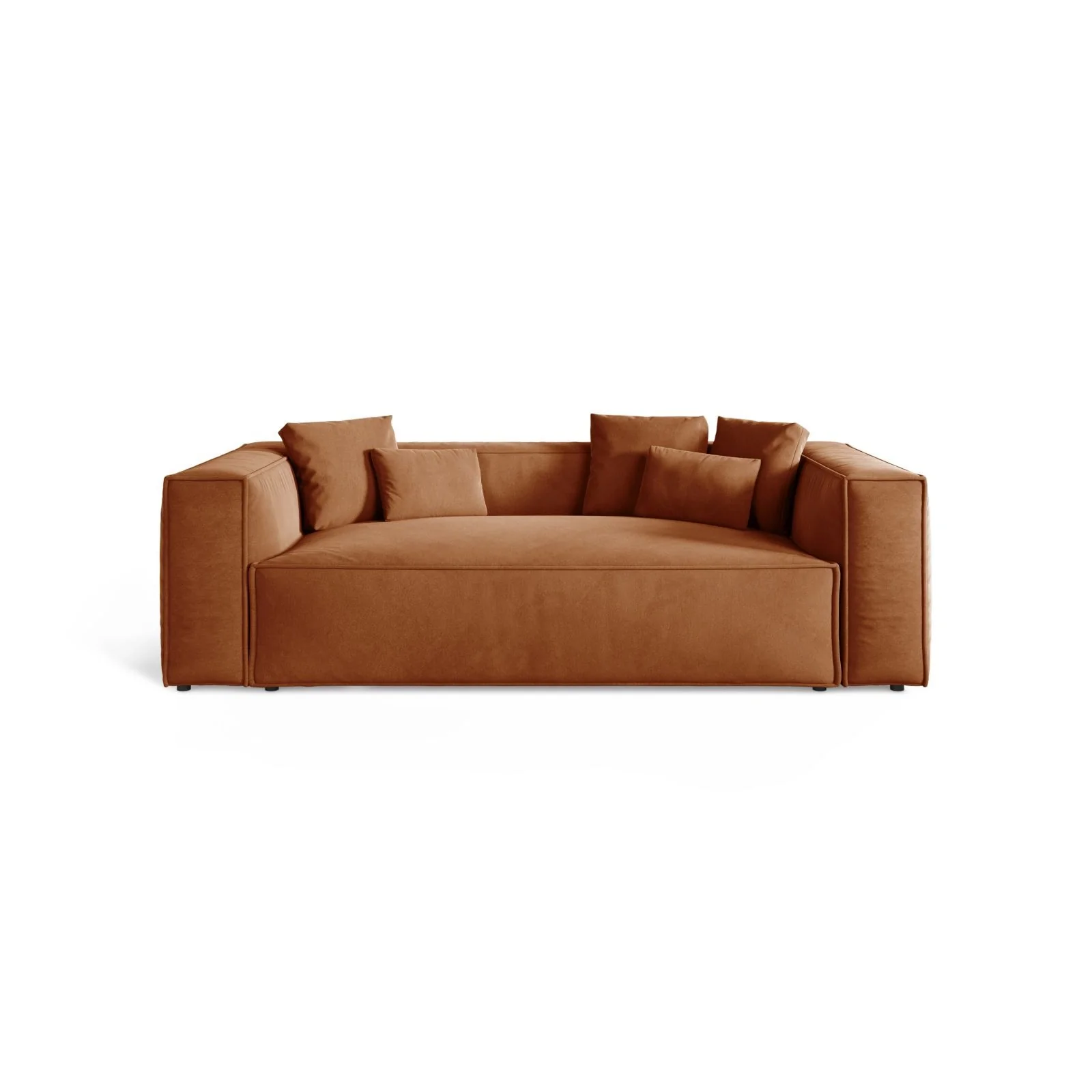Aveiro 3-Sitzer Sofa aus Samt, Chenille oder Strukturstoff, 220x118x86 cm - Image 13