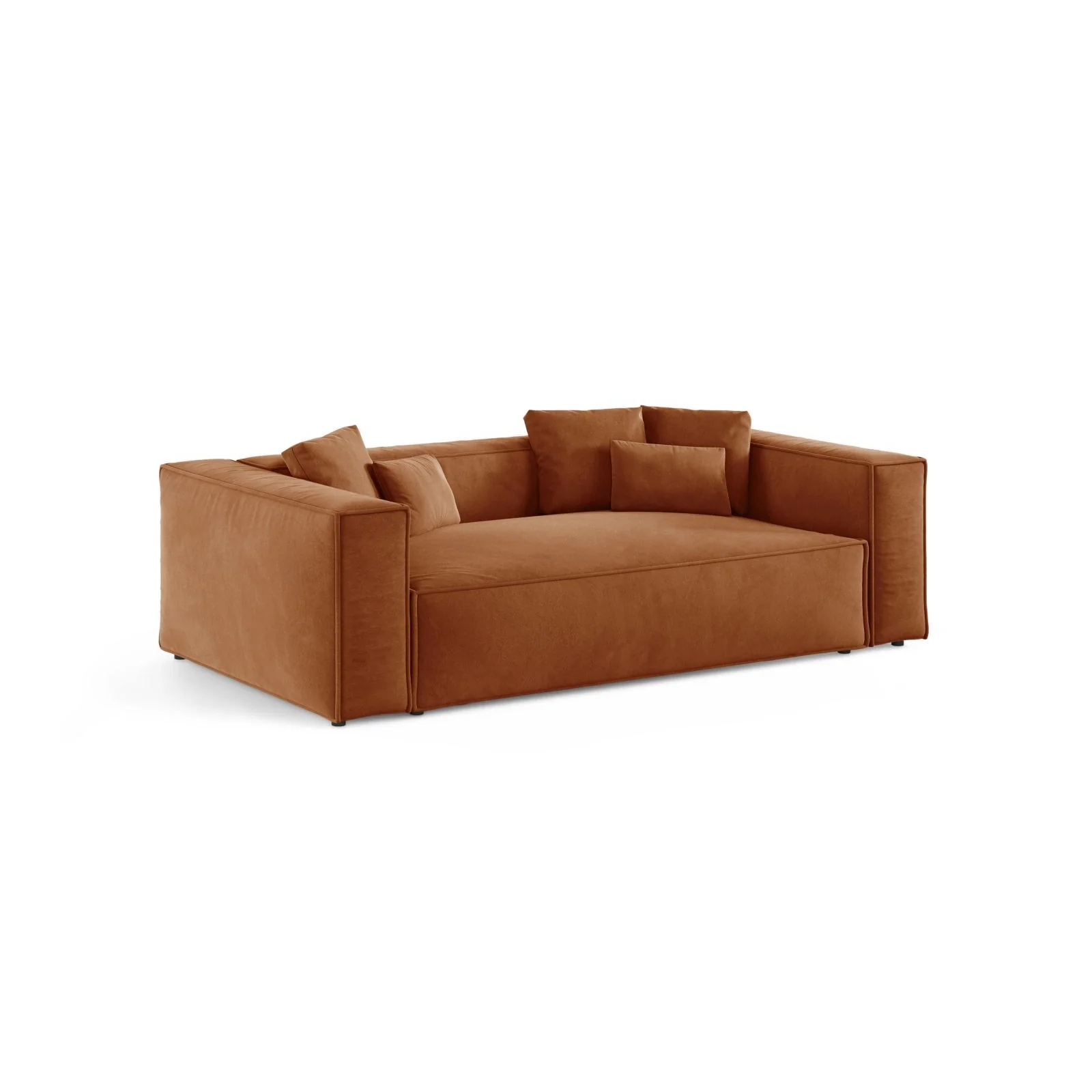 Aveiro 3-Sitzer Sofa aus Samt, Chenille oder Strukturstoff, 220x118x86 cm - Image 14