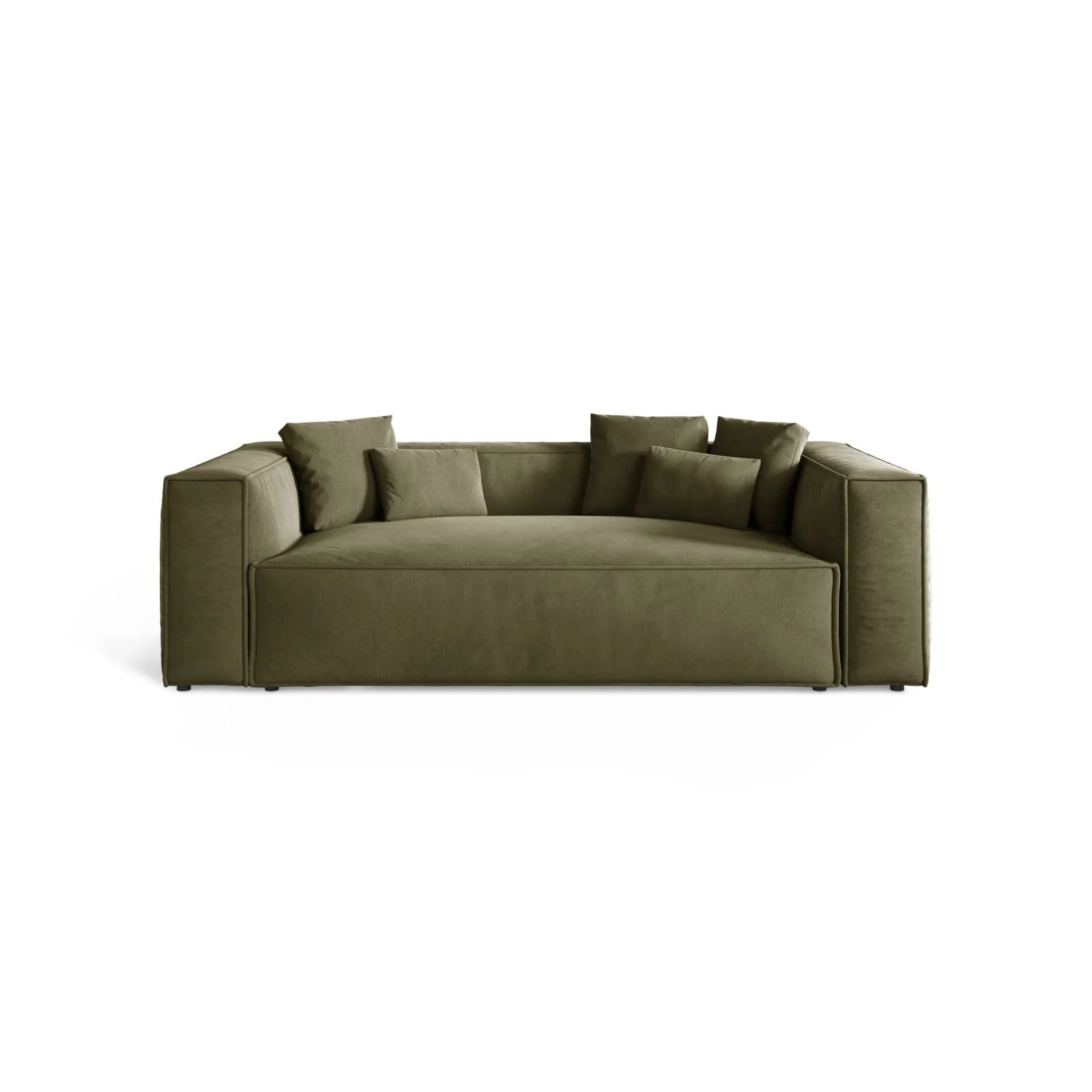Aveiro 3-Sitzer Sofa aus Samt, Chenille oder Strukturstoff, 220x118x86 cm - Image 24