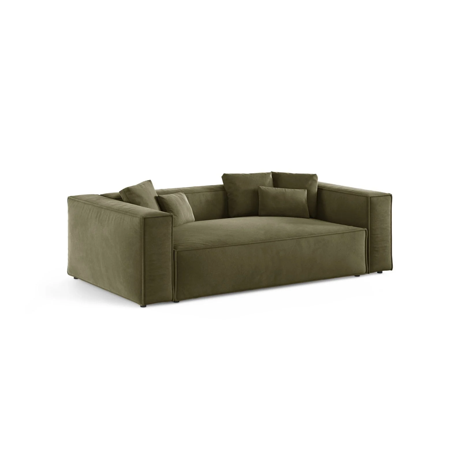 Aveiro 3-Sitzer Sofa aus Samt, Chenille oder Strukturstoff, 220x118x86 cm - Image 25