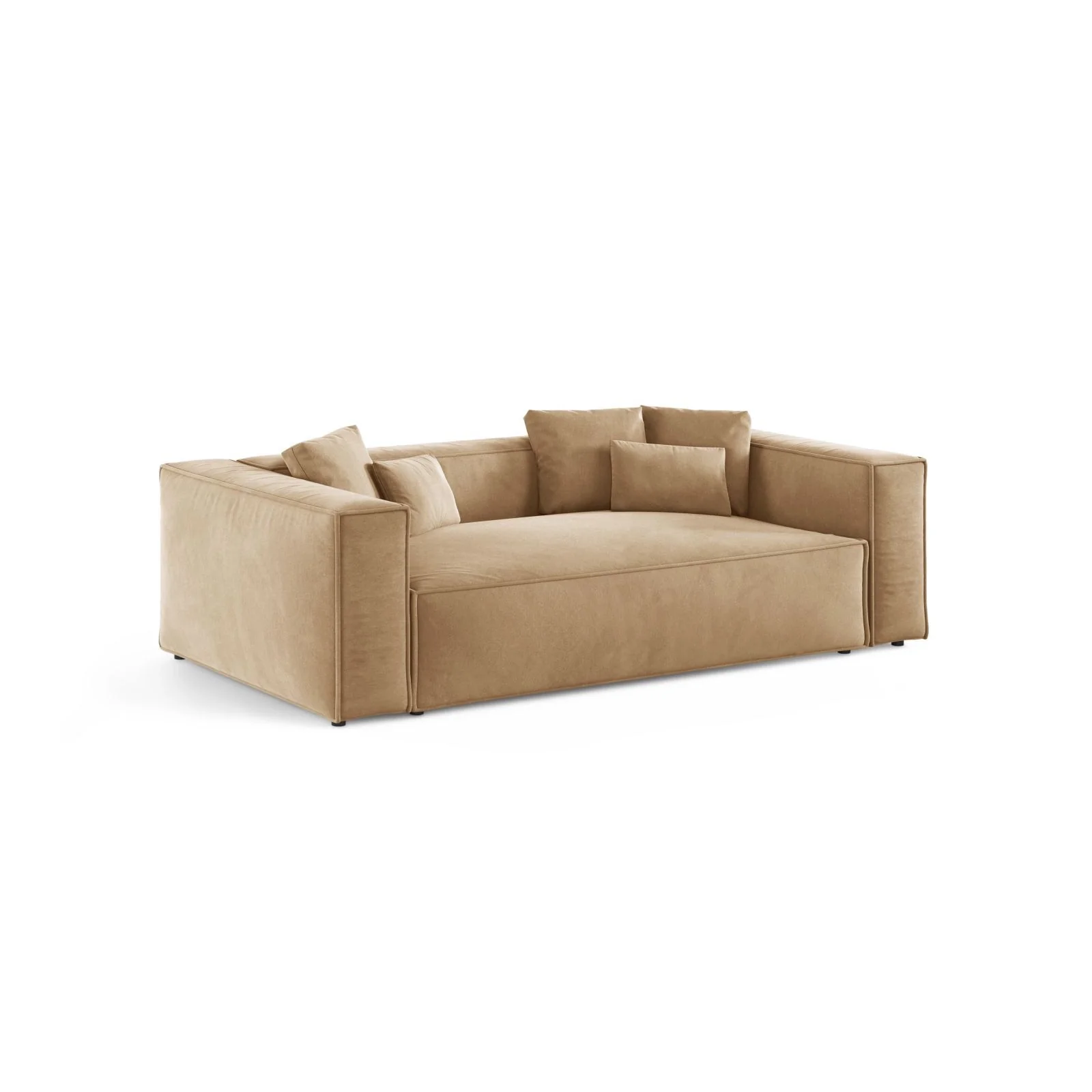 Aveiro 3-Sitzer Sofa aus Samt, Chenille oder Strukturstoff, 220x118x86 cm - Image 29