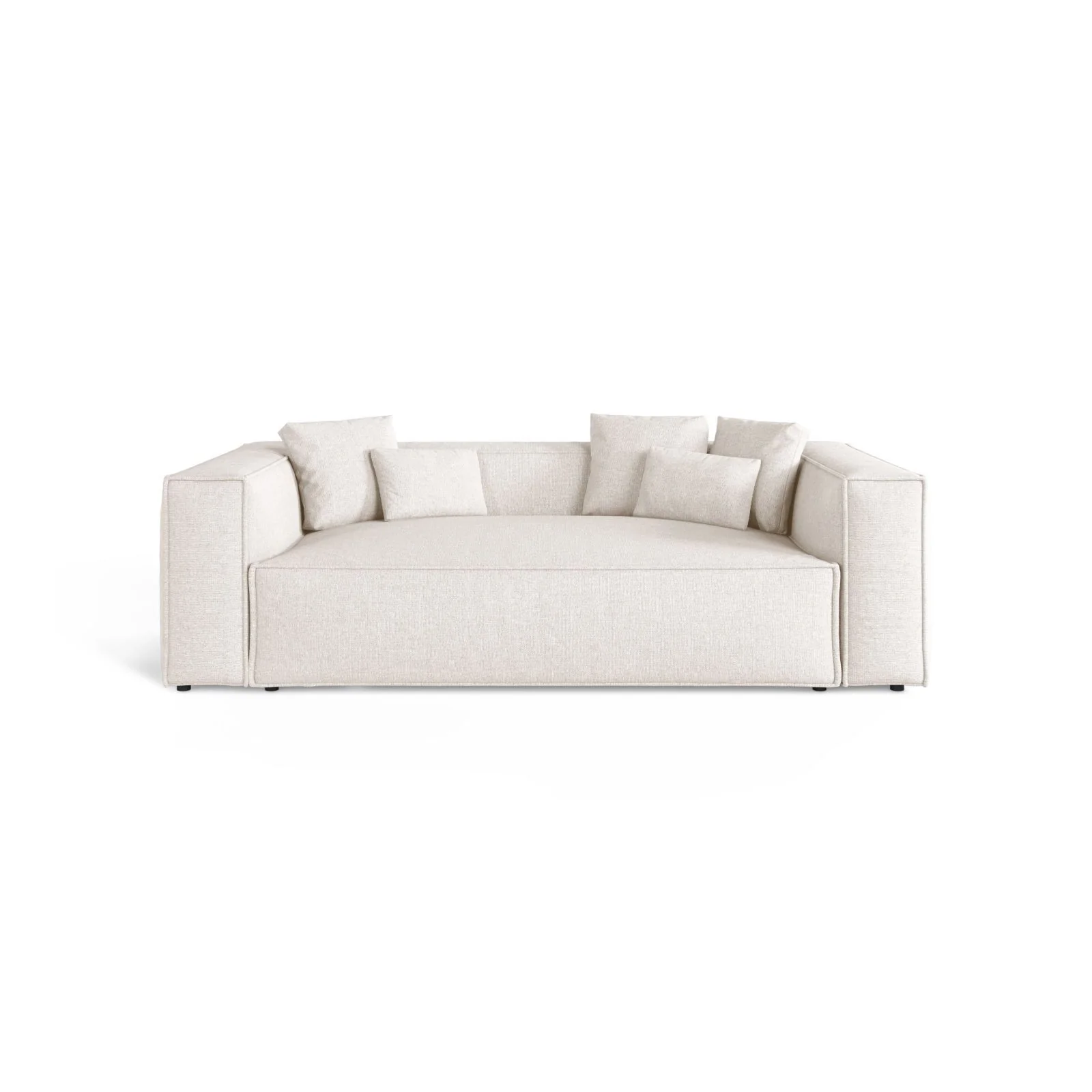 Aveiro 3-Sitzer Sofa aus Samt, Chenille oder Strukturstoff, 220x118x86 cm - Image 32