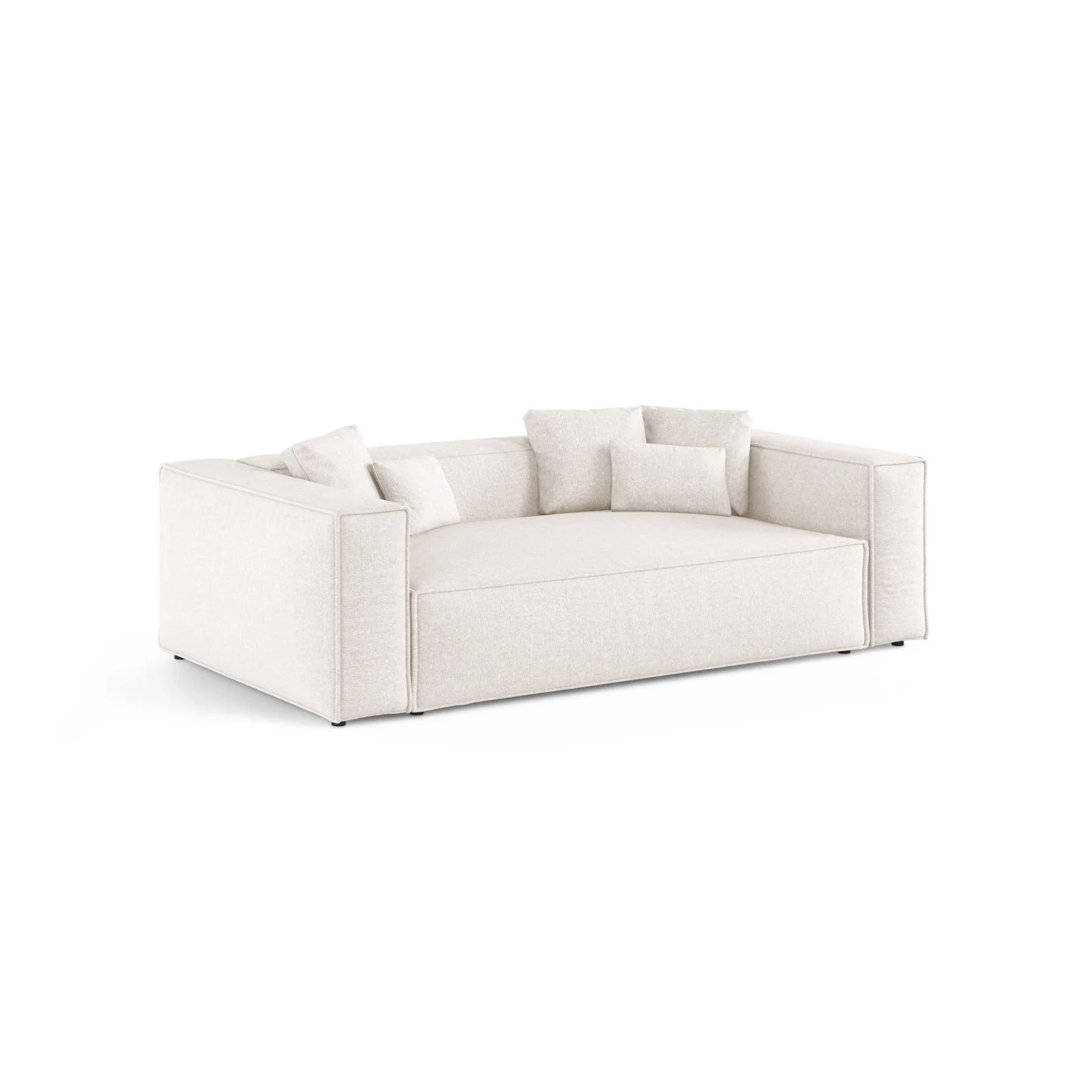Aveiro 3-Sitzer Sofa aus Samt, Chenille oder Strukturstoff, 220x118x86 cm - Image 33