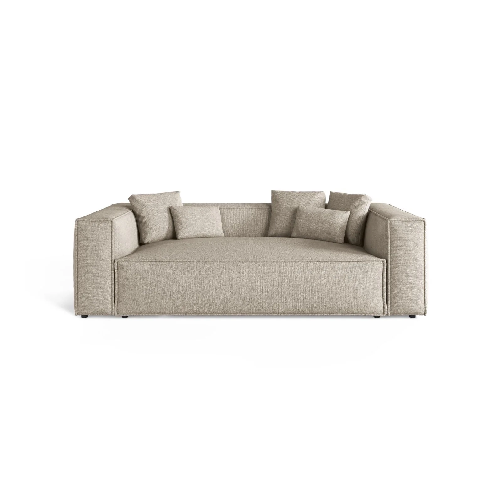 Aveiro 3-Sitzer Sofa aus Samt, Chenille oder Strukturstoff, 220x118x86 cm - Image 36