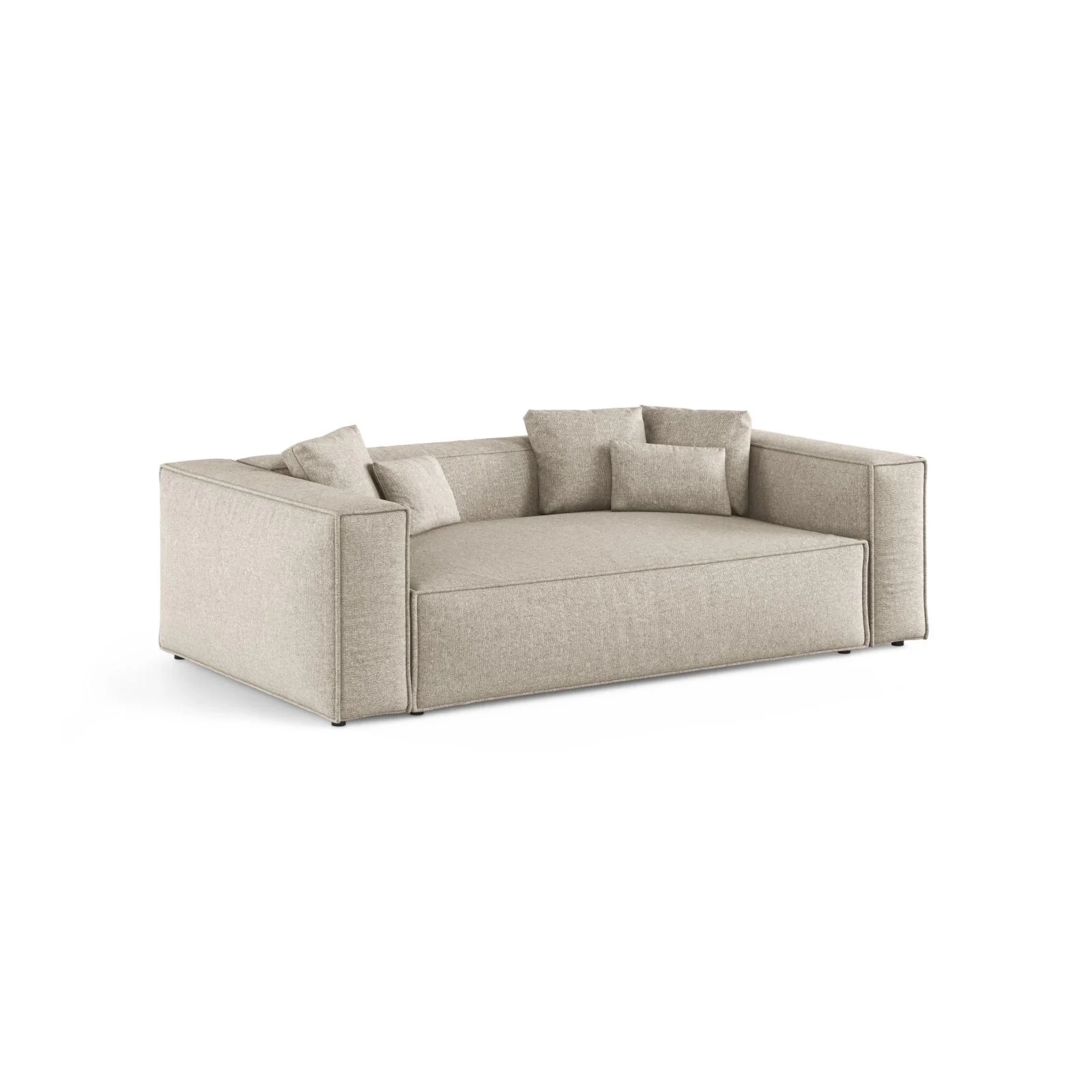 Aveiro 3-Sitzer Sofa aus Samt, Chenille oder Strukturstoff, 220x118x86 cm - Image 37