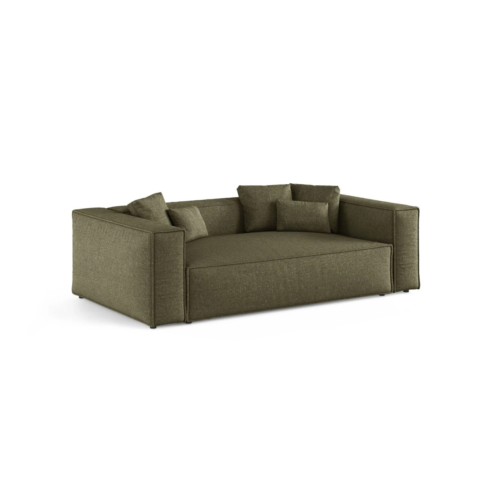 Aveiro 3-Sitzer Sofa aus Samt, Chenille oder Strukturstoff, 220x118x86 cm - Image 45