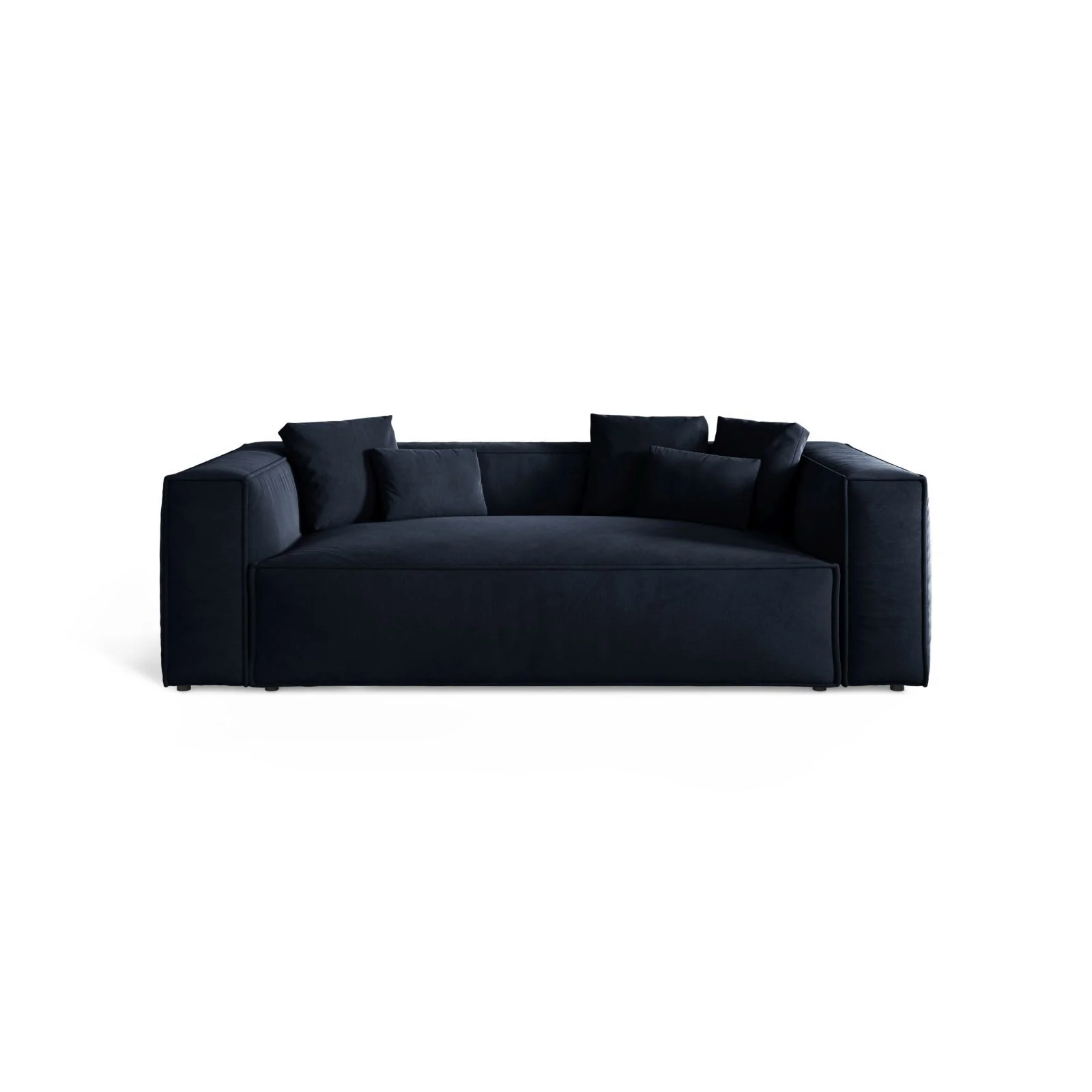 Aveiro 3-Sitzer Sofa aus Samt, Chenille oder Strukturstoff, 220x118x86 cm - Image 5
