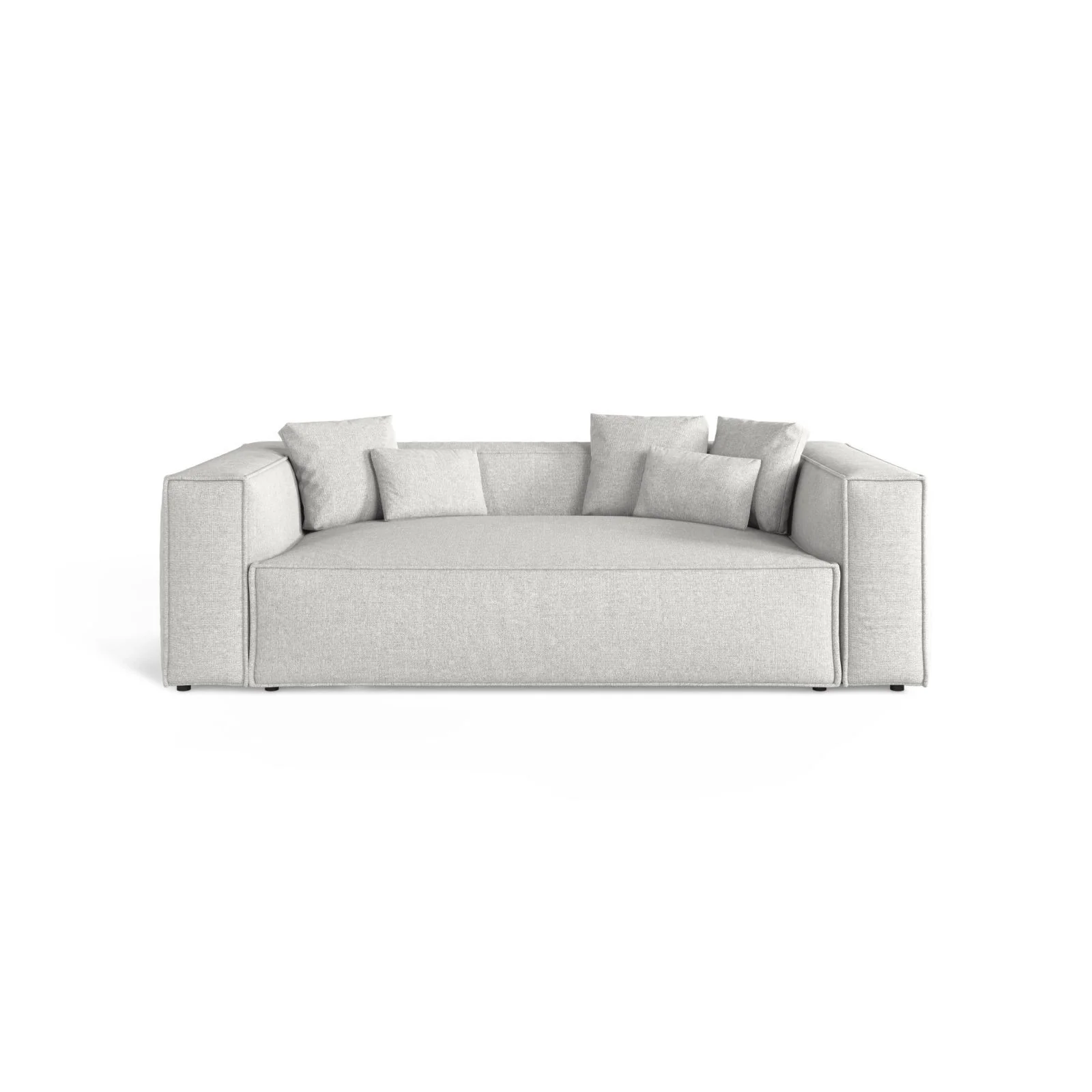 Aveiro 3-Sitzer Sofa aus Samt, Chenille oder Strukturstoff, 220x118x86 cm - Image 52