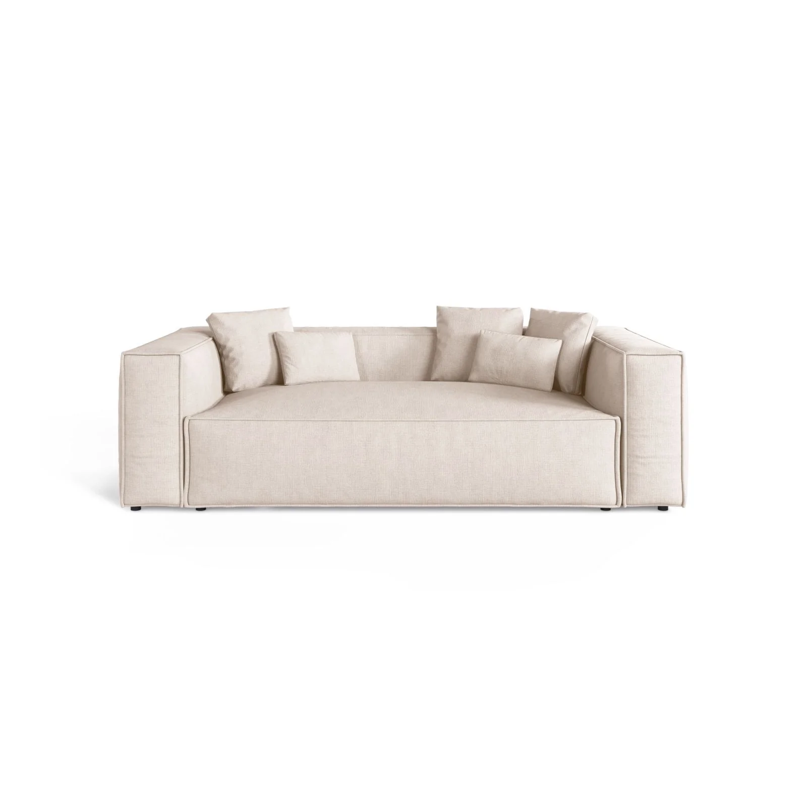 Aveiro 3-Sitzer Sofa aus Samt, Chenille oder Strukturstoff, 220x118x86 cm - Image 60