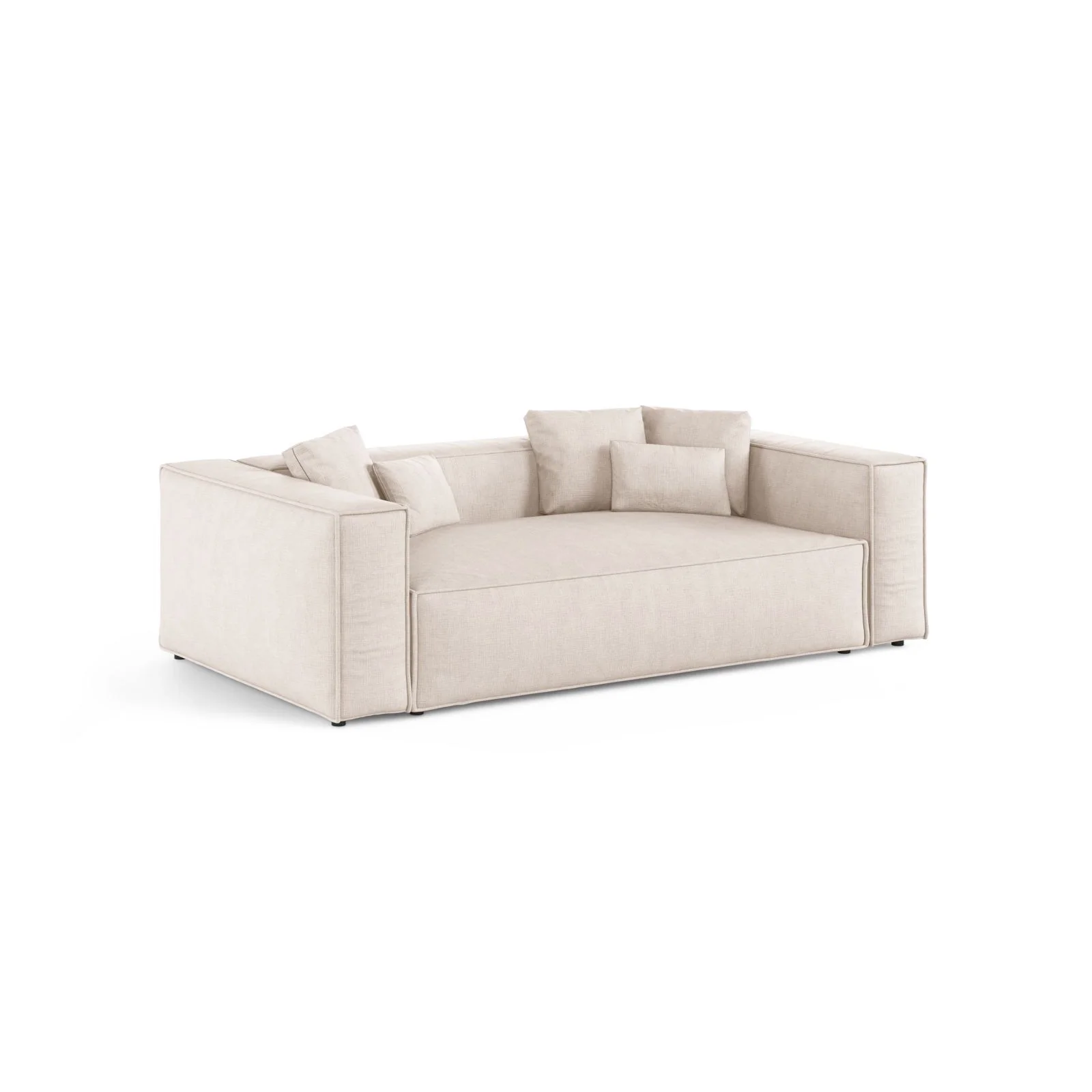 Aveiro 3-Sitzer Sofa aus Samt, Chenille oder Strukturstoff, 220x118x86 cm - Image 61