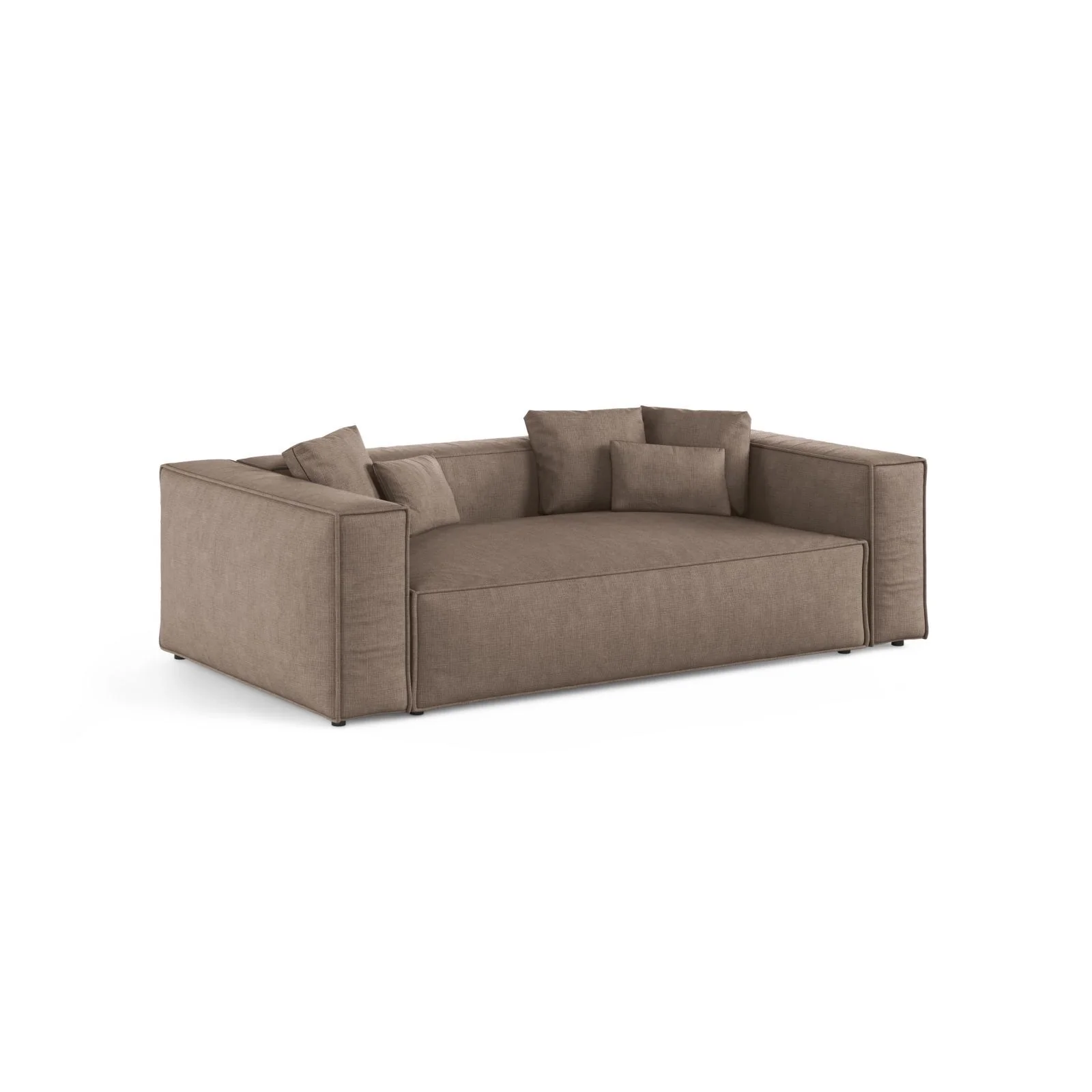Aveiro 3-Sitzer Sofa aus Samt, Chenille oder Strukturstoff, 220x118x86 cm - Image 65