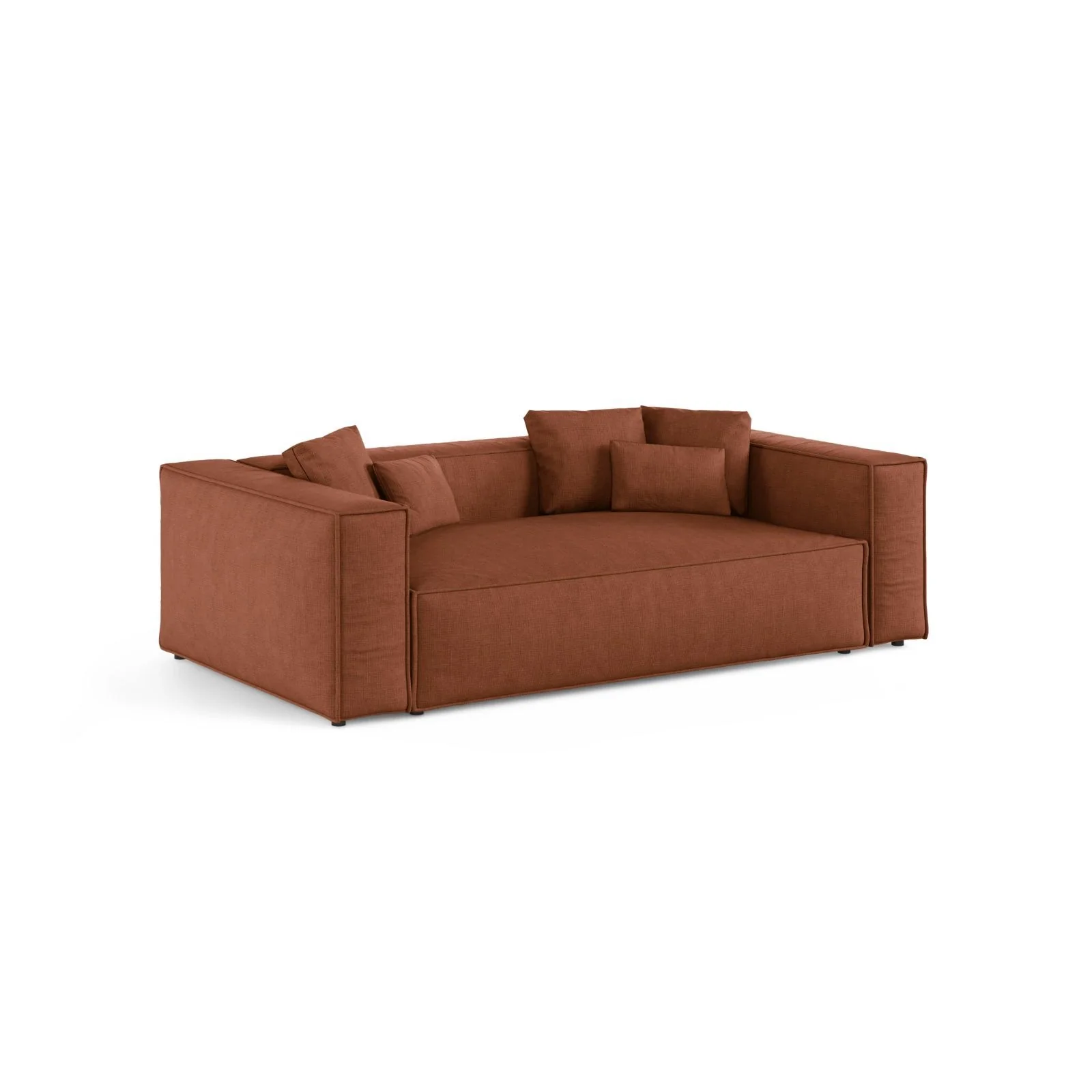Aveiro 3-Sitzer Sofa aus Samt, Chenille oder Strukturstoff, 220x118x86 cm - Image 69