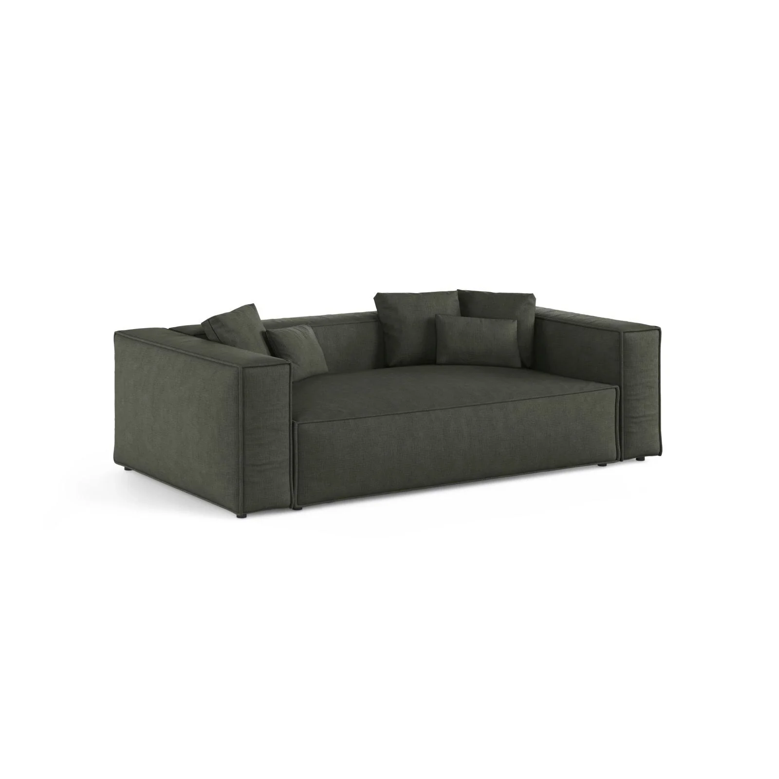 Aveiro 3-Sitzer Sofa aus Samt, Chenille oder Strukturstoff, 220x118x86 cm - Image 73