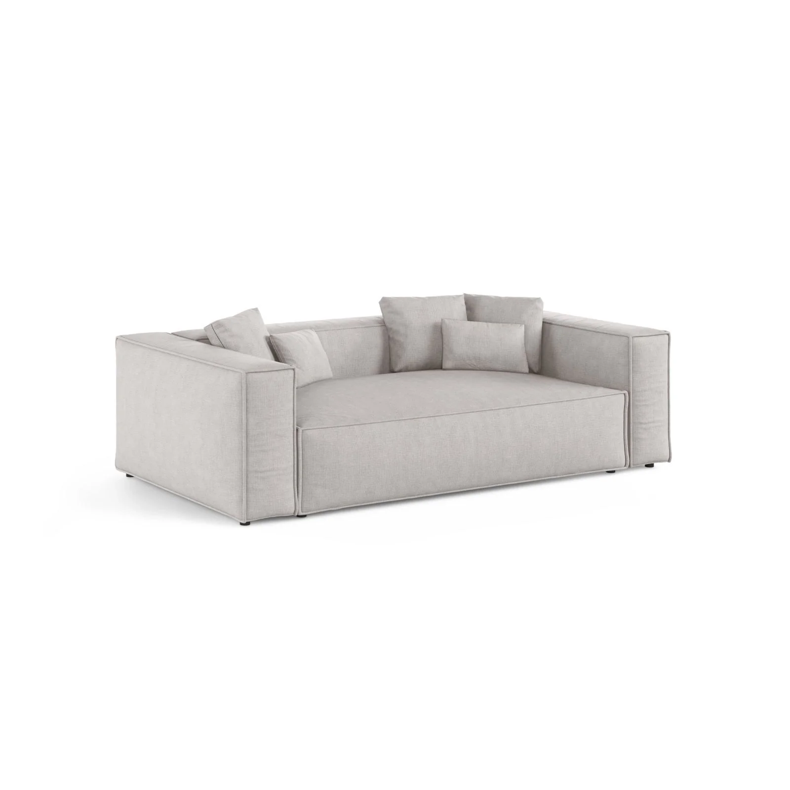 Aveiro 3-Sitzer Sofa aus Samt, Chenille oder Strukturstoff, 220x118x86 cm - Image 81