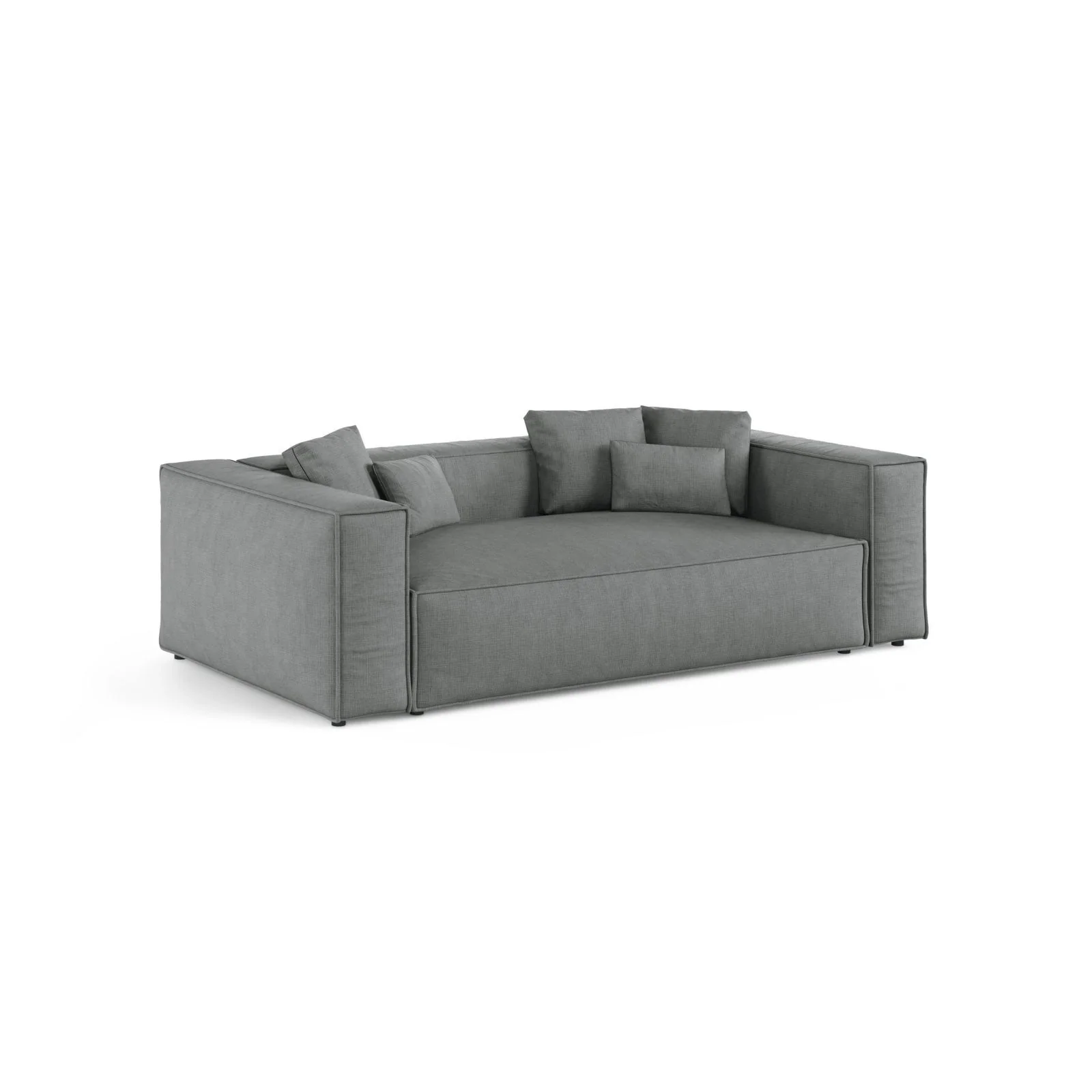 Aveiro 3-Sitzer Sofa aus Samt, Chenille oder Strukturstoff, 220x118x86 cm - Image 85