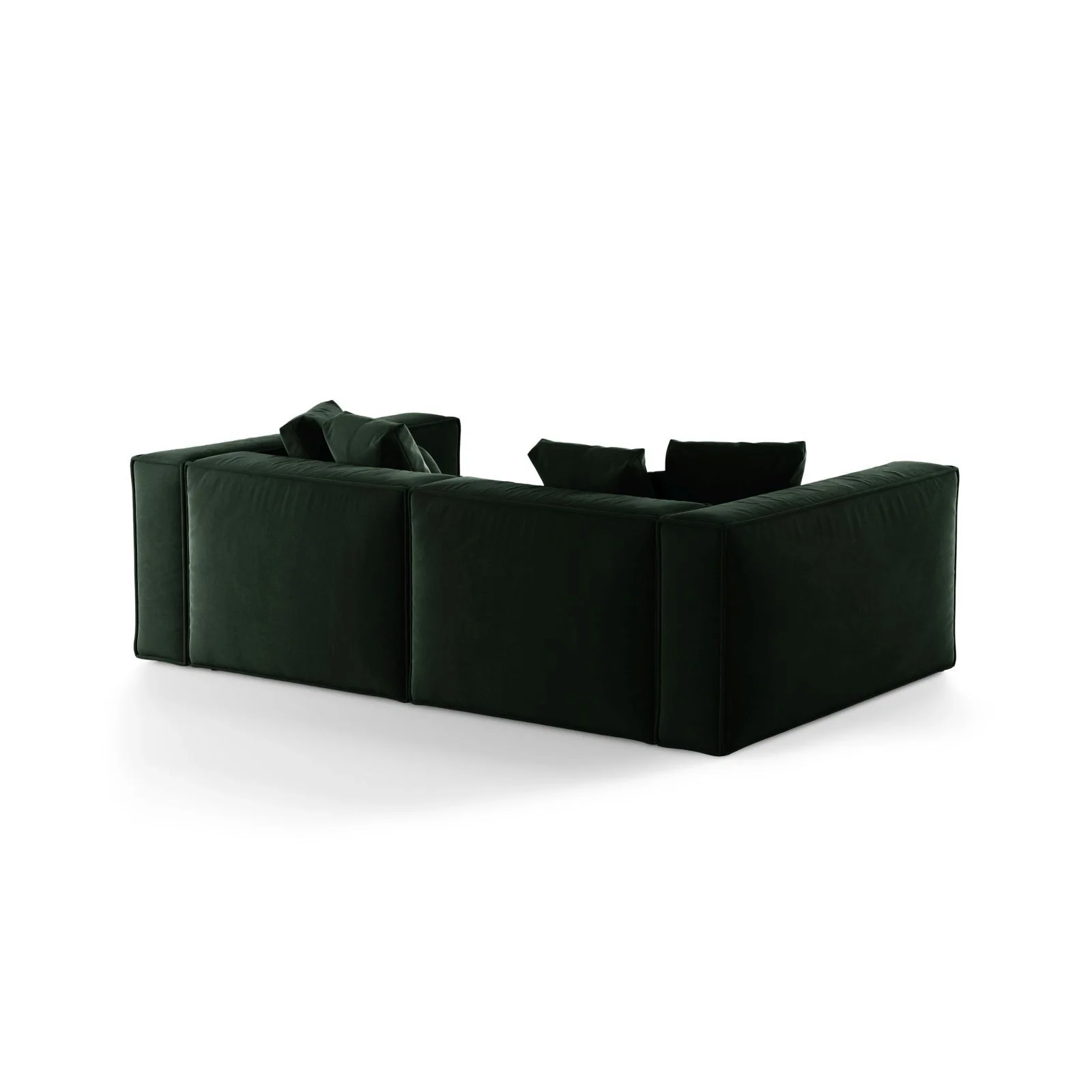 Aveiro 4-Sitzer Sofa aus Samt, Chenille oder Strukturstoff, 236x118x86 cm - Image 11