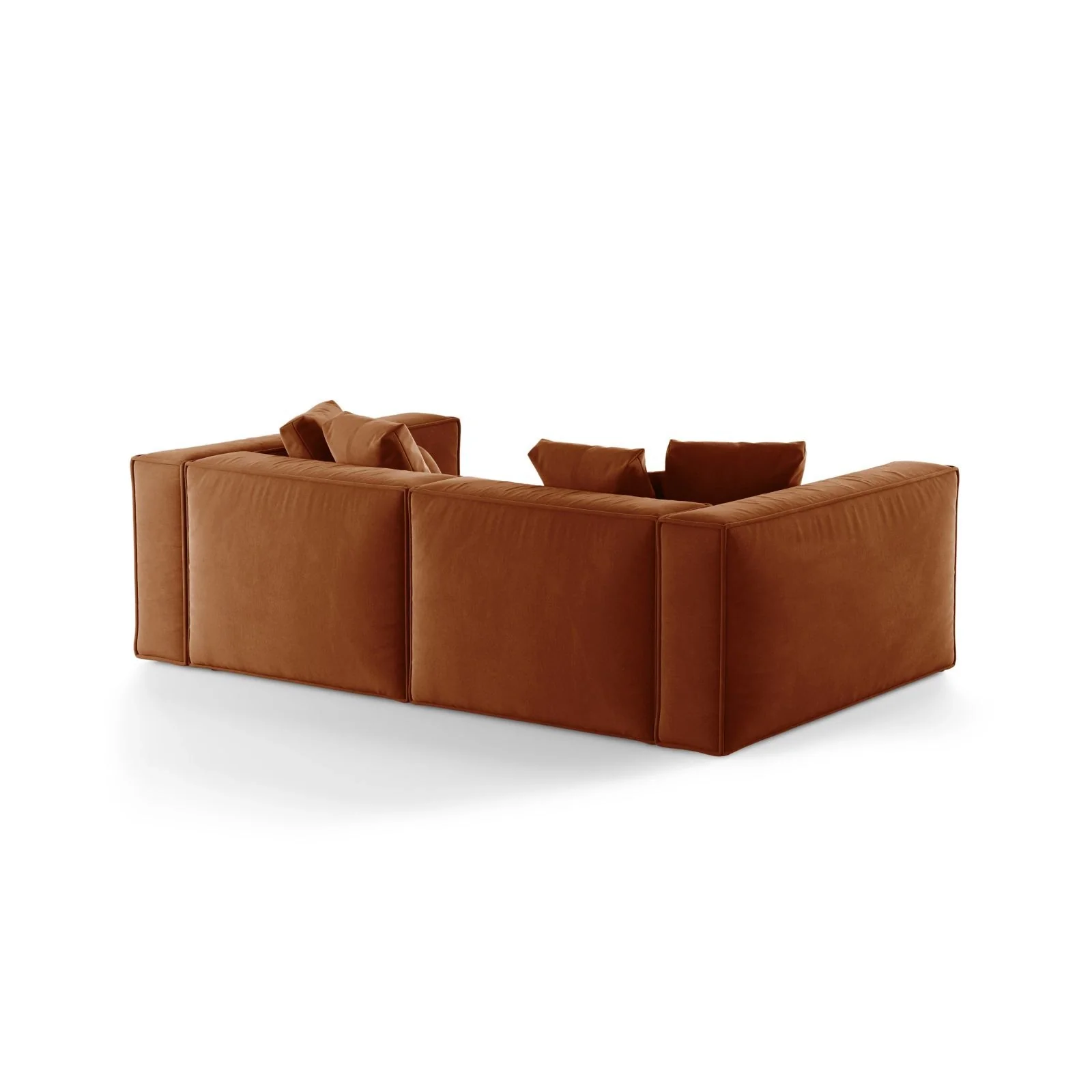 Aveiro 4-Sitzer Sofa aus Samt, Chenille oder Strukturstoff, 236x118x86 cm - Image 15