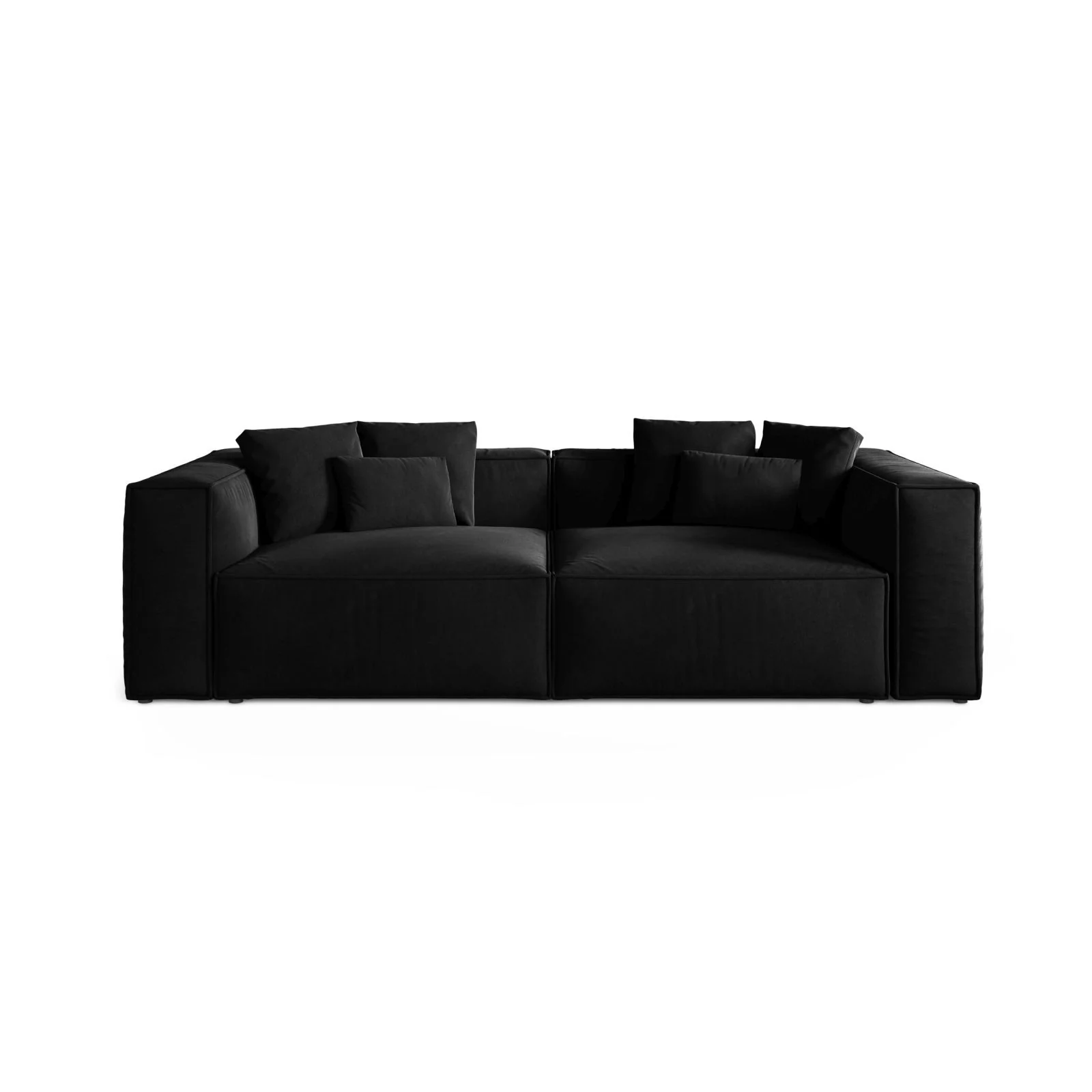 Aveiro 4-Sitzer Sofa aus Samt, Chenille oder Strukturstoff, 236x118x86 cm - Image 21