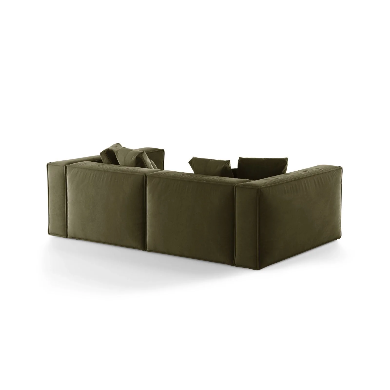 Aveiro 4-Sitzer Sofa aus Samt, Chenille oder Strukturstoff, 236x118x86 cm - Image 27