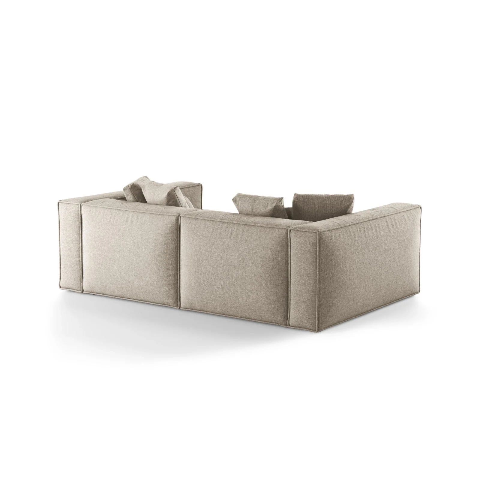 Aveiro 4-Sitzer Sofa aus Samt, Chenille oder Strukturstoff, 236x118x86 cm - Image 39