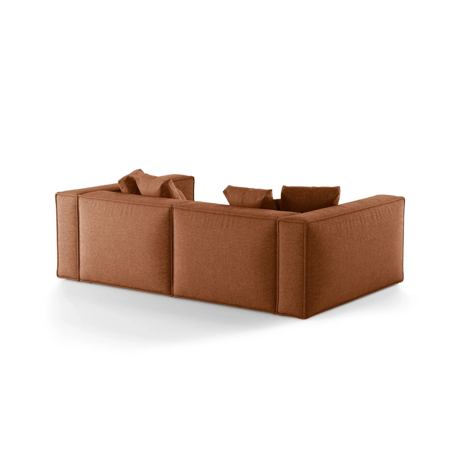Aveiro 4-Sitzer Sofa aus Samt, Chenille oder Strukturstoff, 236x118x86 cm - Image 43