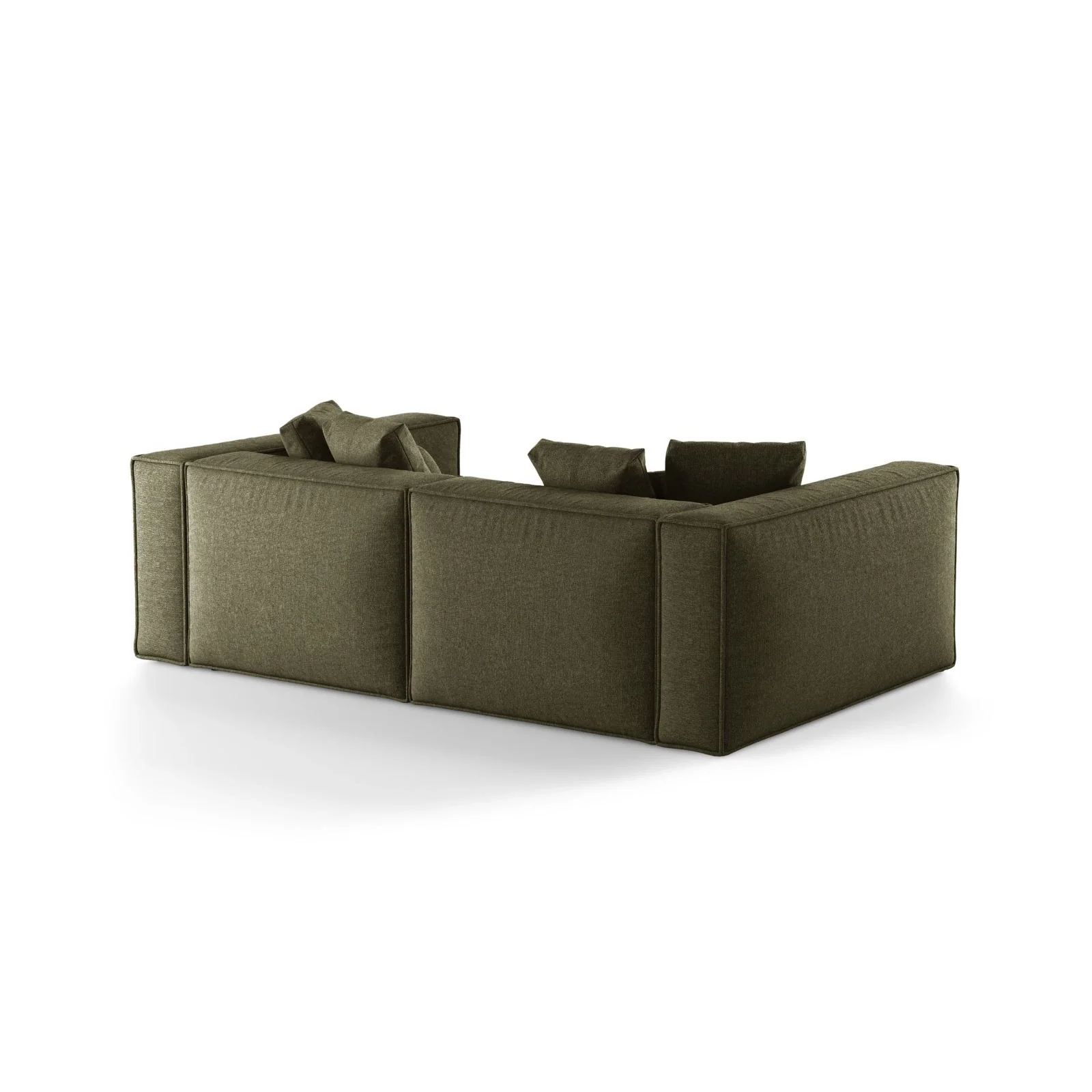 Aveiro 4-Sitzer Sofa aus Samt, Chenille oder Strukturstoff, 236x118x86 cm - Image 47