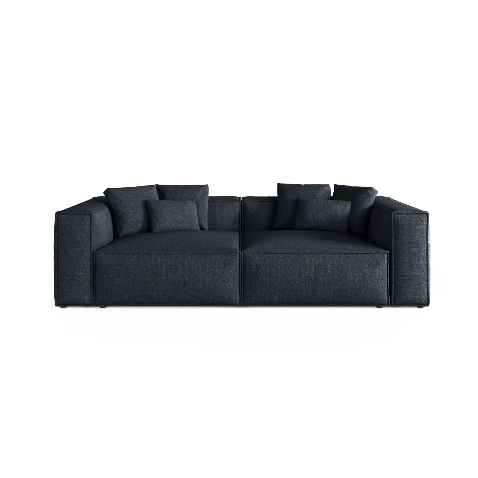 Aveiro 4-Sitzer Sofa aus Samt, Chenille oder Strukturstoff, 236x118x86 cm - Image 49