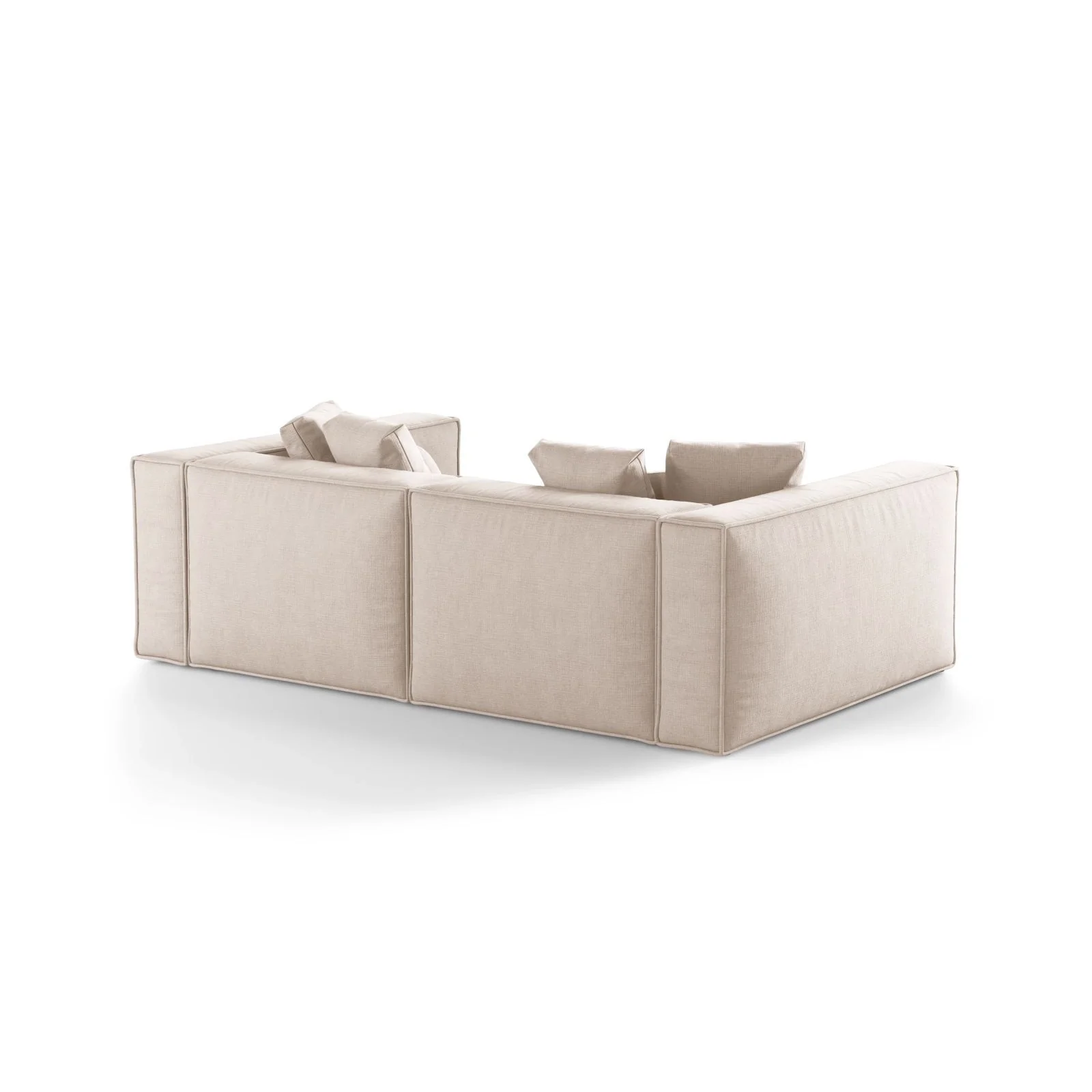 Aveiro 4-Sitzer Sofa aus Samt, Chenille oder Strukturstoff, 236x118x86 cm - Image 63