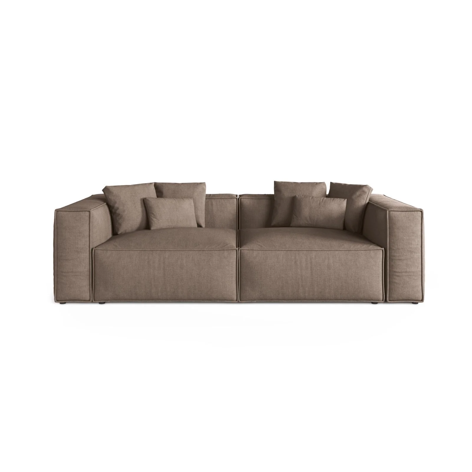 Aveiro 4-Sitzer Sofa aus Samt, Chenille oder Strukturstoff, 236x118x86 cm - Image 65