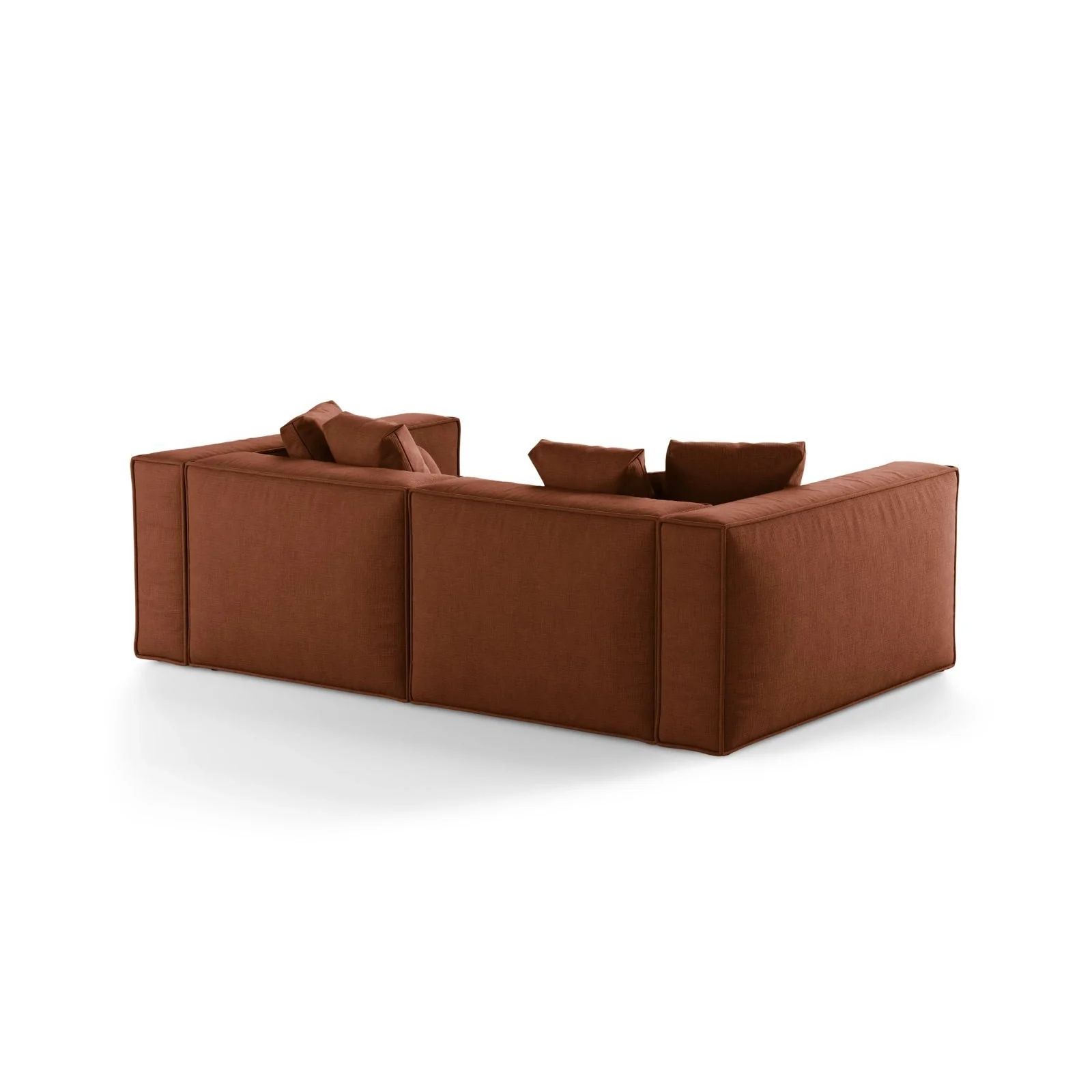 Aveiro 4-Sitzer Sofa aus Samt, Chenille oder Strukturstoff, 236x118x86 cm - Image 71
