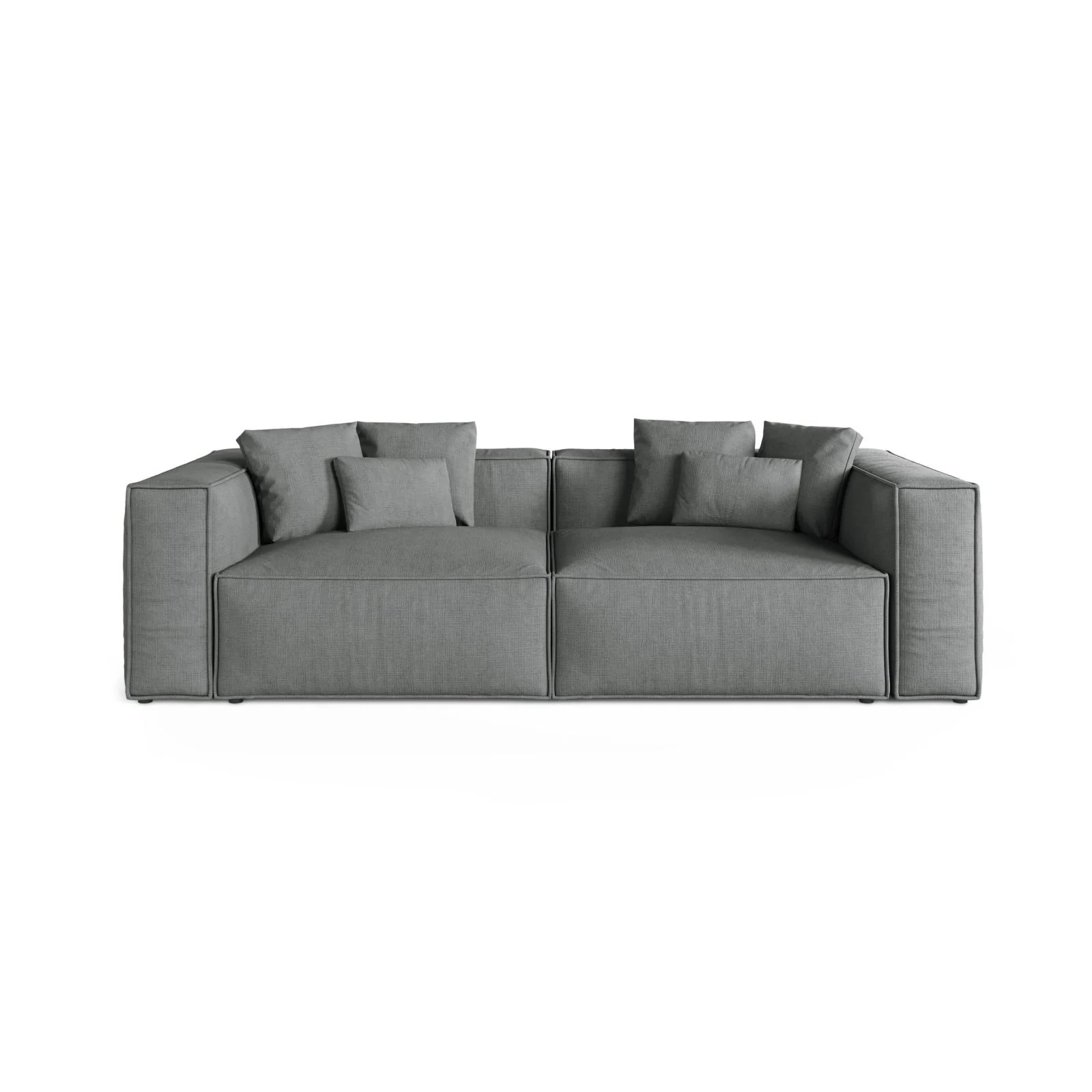 Aveiro 4-Sitzer Sofa aus Samt, Chenille oder Strukturstoff, 236x118x86 cm - Image 85