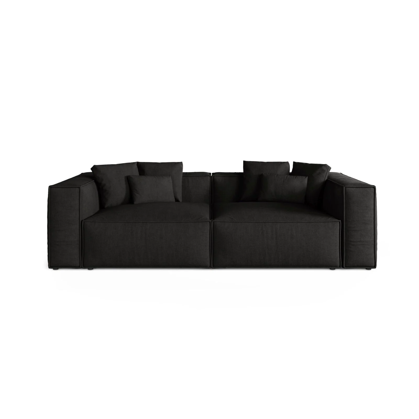 Aveiro 4-Sitzer Sofa aus Samt, Chenille oder Strukturstoff, 236x118x86 cm - Image 89