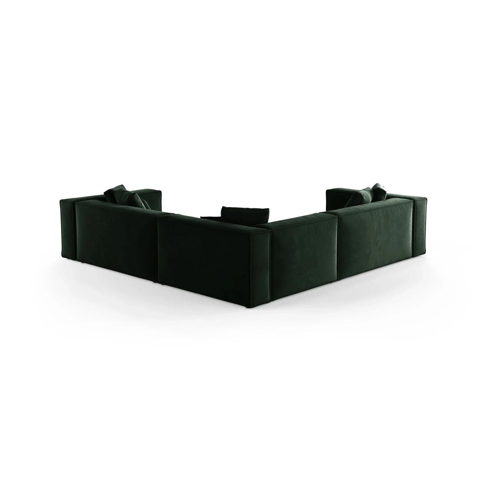 Aveiro 5-Sitzer Ecksofa, symmetrisch, aus Samt, Chenille oder Strukturstoff, 268x268x86 cm - Image 11