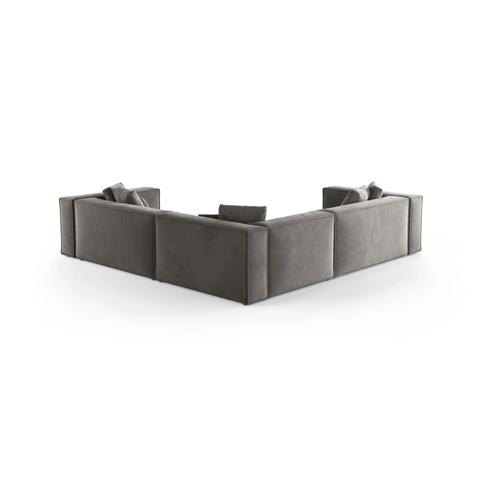Aveiro 5-Sitzer Ecksofa, symmetrisch, aus Samt, Chenille oder Strukturstoff, 268x268x86 cm - Image 19
