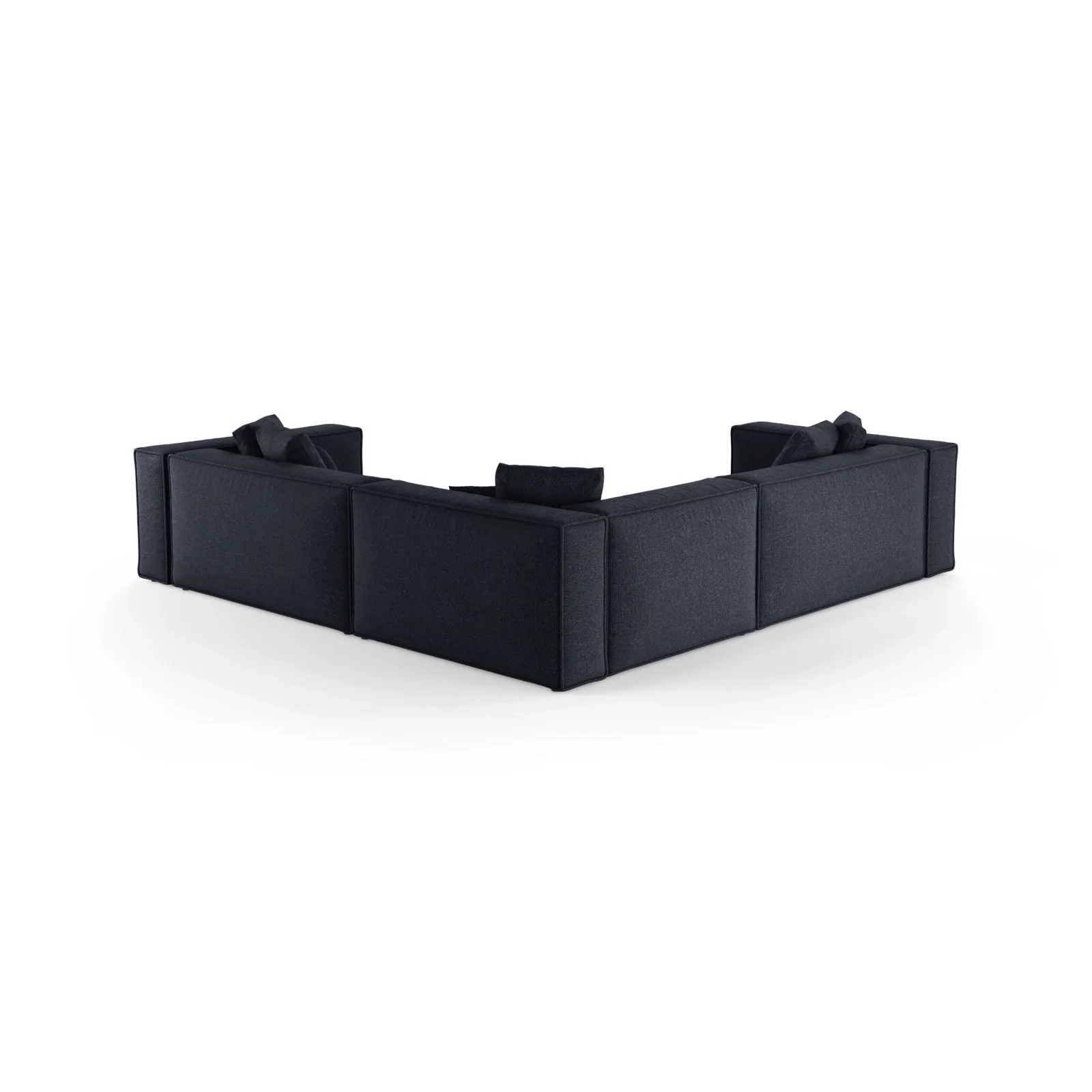 Aveiro 5-Sitzer Ecksofa, symmetrisch, aus Samt, Chenille oder Strukturstoff, 268x268x86 cm - Image 51