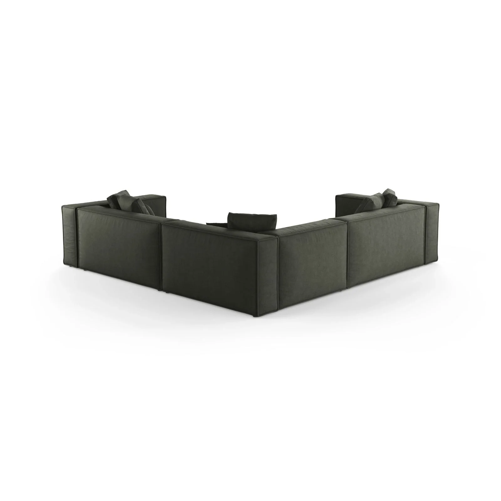 Aveiro 5-Sitzer Ecksofa, symmetrisch, aus Samt, Chenille oder Strukturstoff, 268x268x86 cm - Image 75