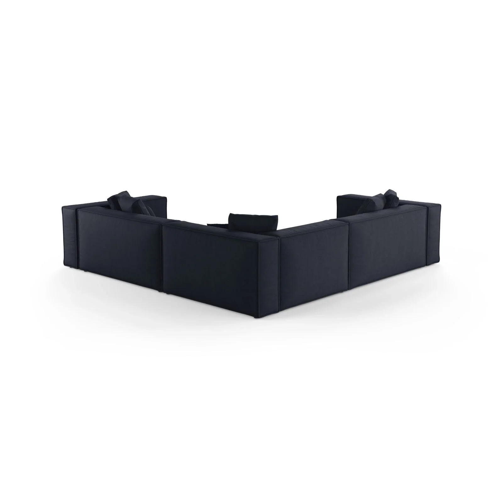 Aveiro 5-Sitzer Ecksofa, symmetrisch, aus Samt, Chenille oder Strukturstoff, 268x268x86 cm - Image 79