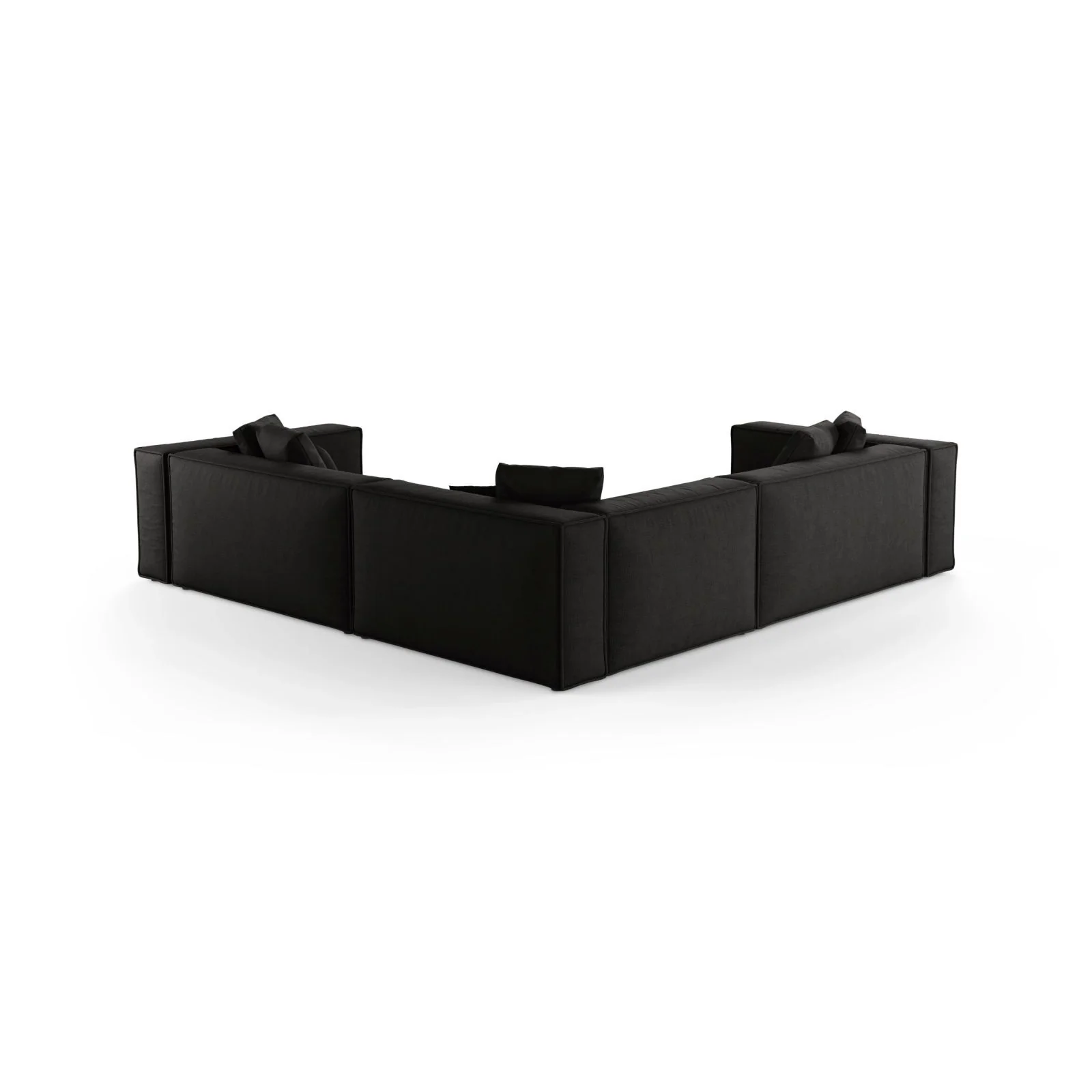 Aveiro 5-Sitzer Ecksofa, symmetrisch, aus Samt, Chenille oder Strukturstoff, 268x268x86 cm - Image 91