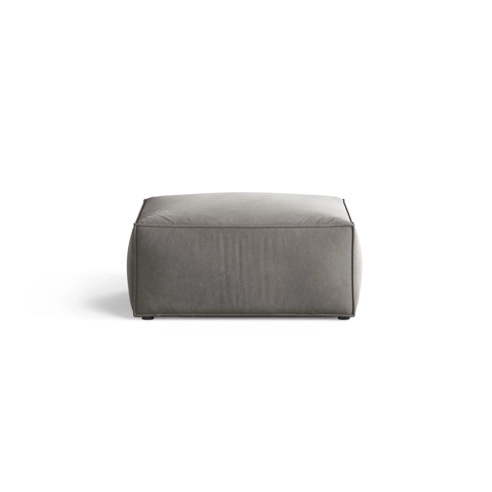 Aveiro Pouf aus Samt, Chenille oder Strukturstoff, 75x75x41 cm - Image 13