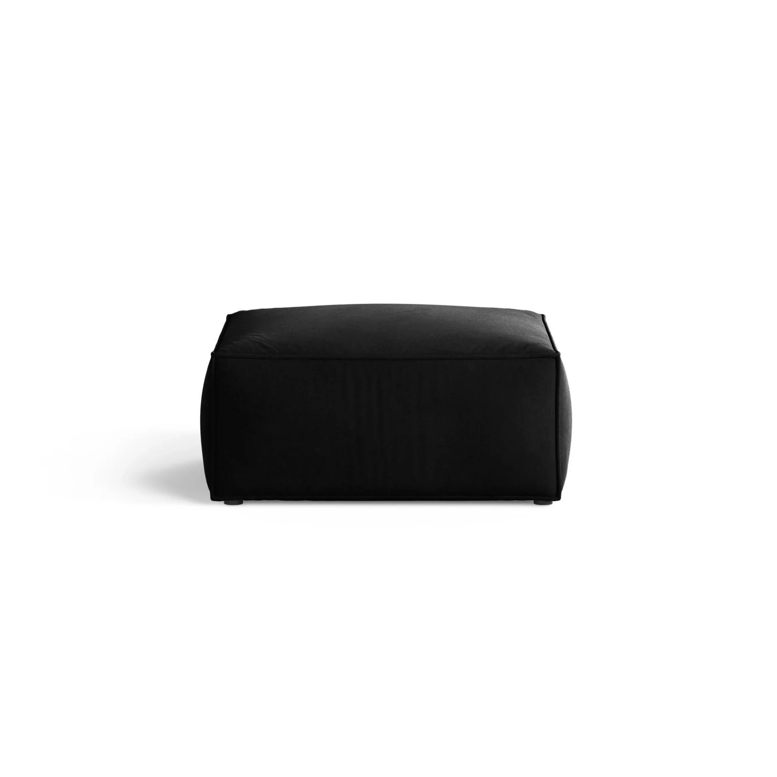 Aveiro Pouf aus Samt, Chenille oder Strukturstoff, 75x75x41 cm - Image 16