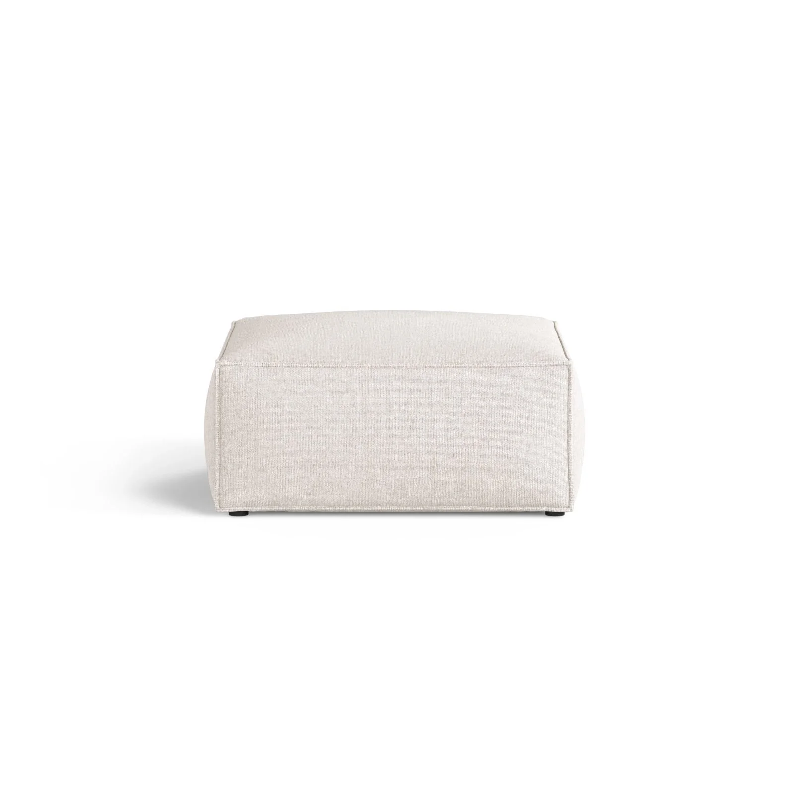 Aveiro Pouf aus Samt, Chenille oder Strukturstoff, 75x75x41 cm - Image 25