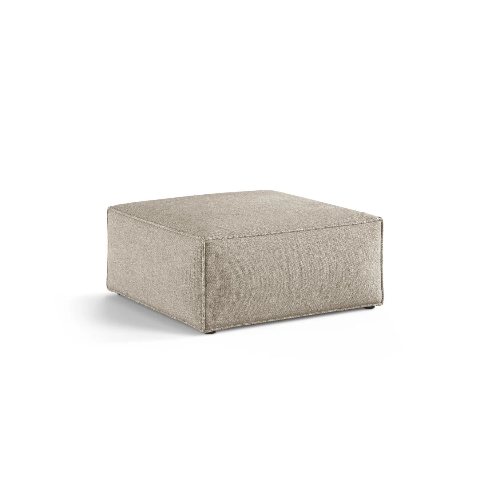 Aveiro Pouf aus Samt, Chenille oder Strukturstoff, 75x75x41 cm - Image 29