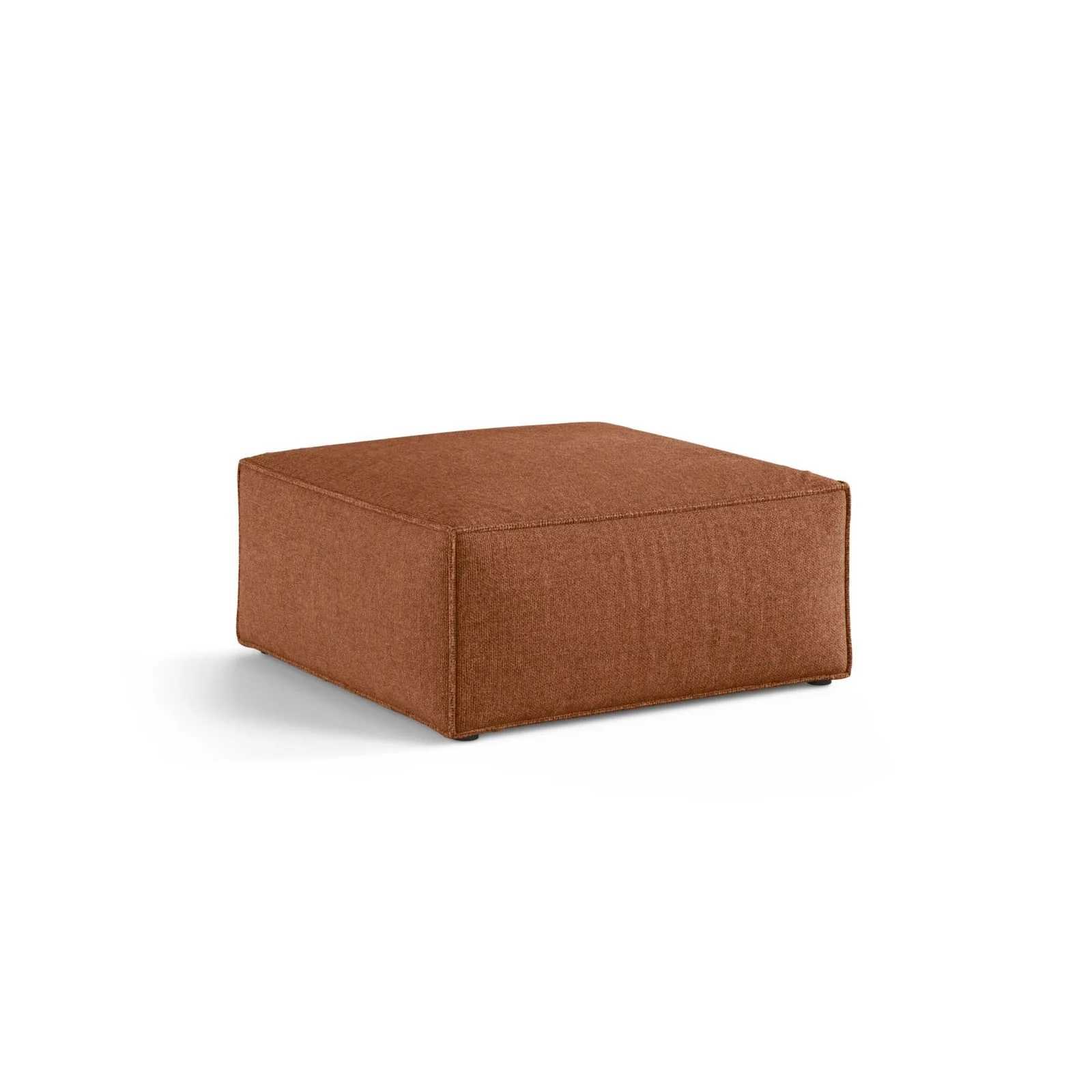 Aveiro Pouf aus Samt, Chenille oder Strukturstoff, 75x75x41 cm - Image 32