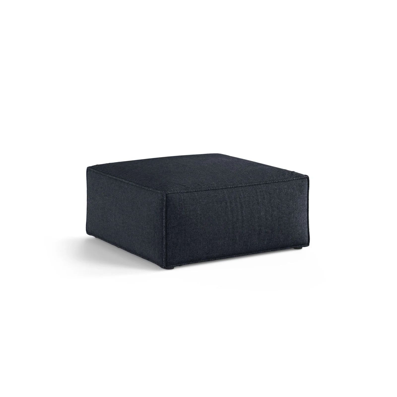 Aveiro Pouf aus Samt, Chenille oder Strukturstoff, 75x75x41 cm - Image 38