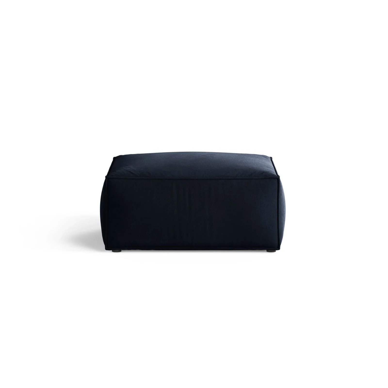 Aveiro Pouf aus Samt, Chenille oder Strukturstoff, 75x75x41 cm - Image 4